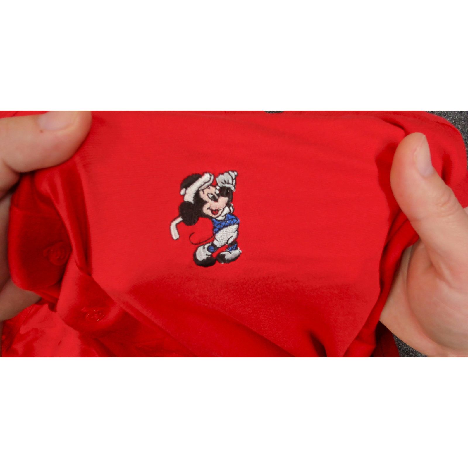 Disney Disney 90s Made in USA Mickey Mouse Golf Polo Single Stitch Size US XL / EU 56 / 4 - 6 Thumbnail