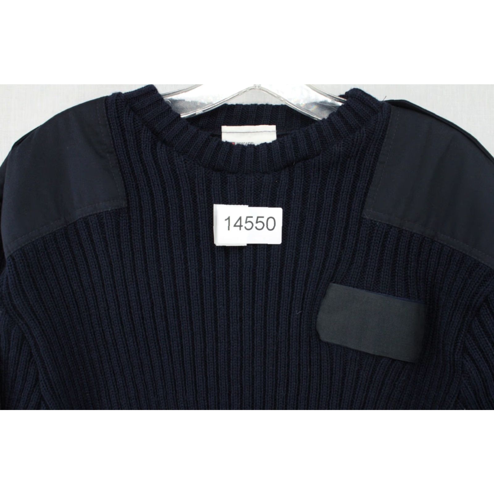 Vintage Brigade Quartermasters Military The Woolly Pully Sweater XL Blue Rib Mens Size US XL / EU 56 / 4 - 8 Thumbnail
