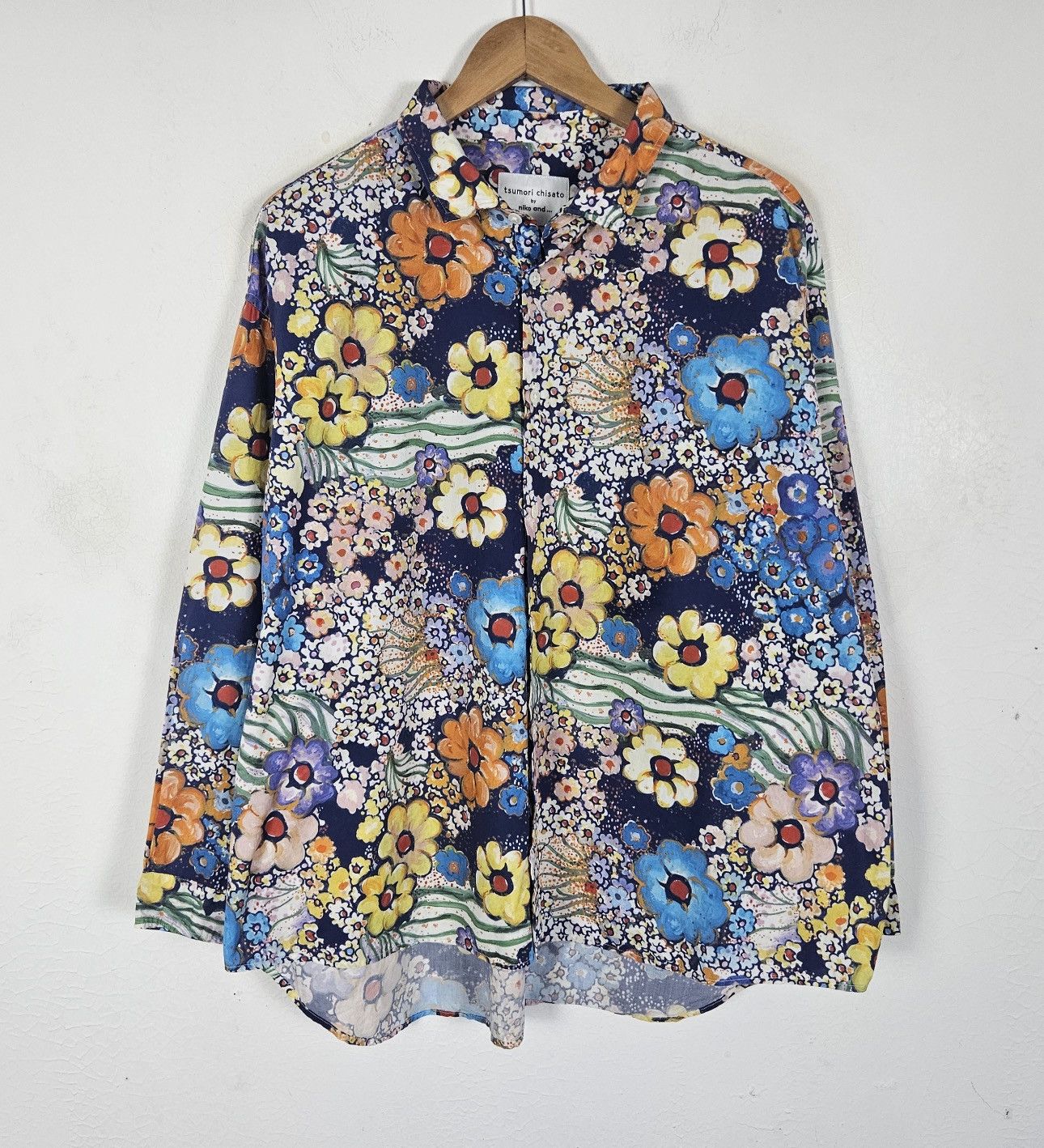 Tsumori Chisato Tsumori Chisato by Niko and floral flower shirt Size US XL / EU 56 / 4 - 2 Thumbnail