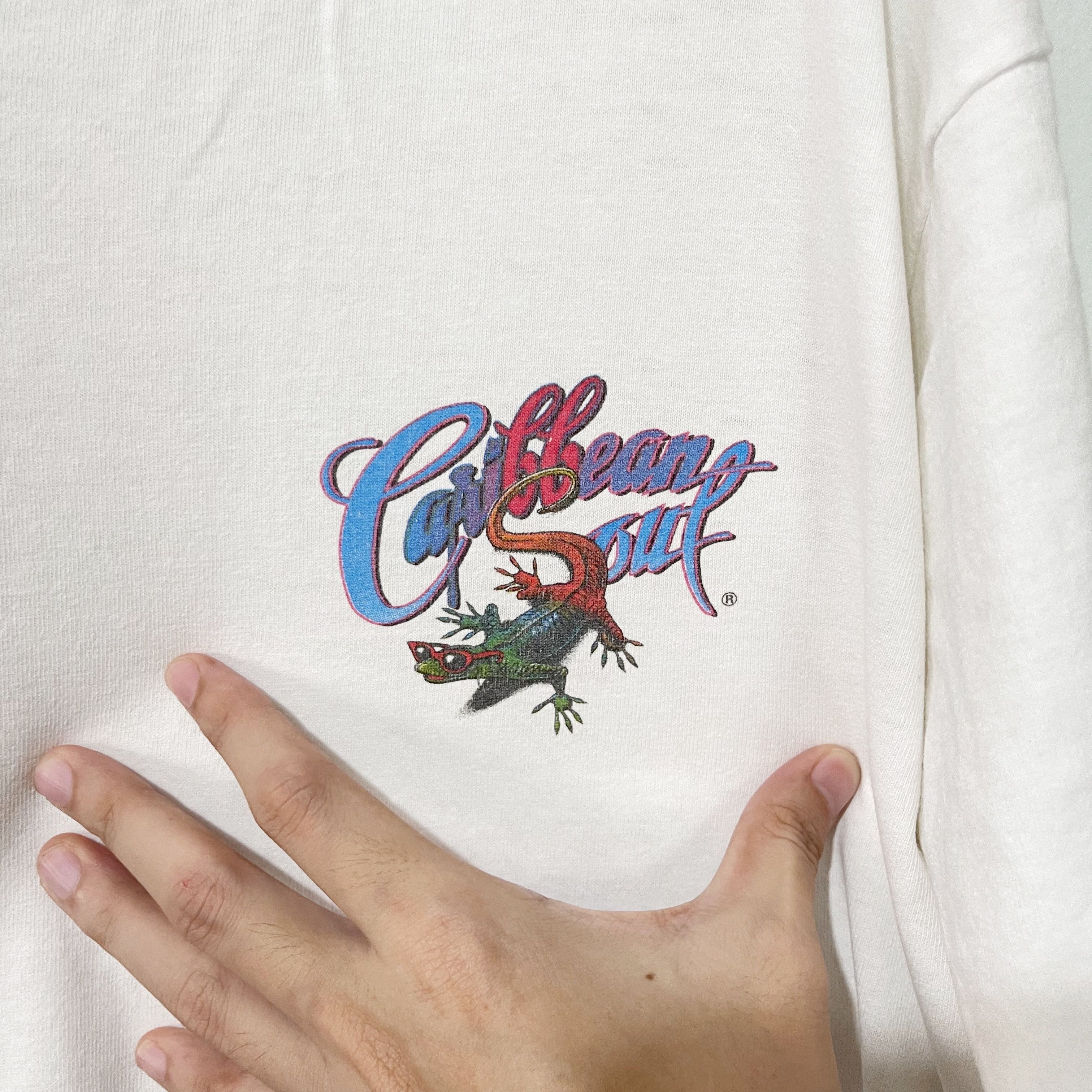 Vintage Vintage 90s Caribbean Soul Sailing T-Shirt Size US XL / EU 56 / 4 - 5 Thumbnail