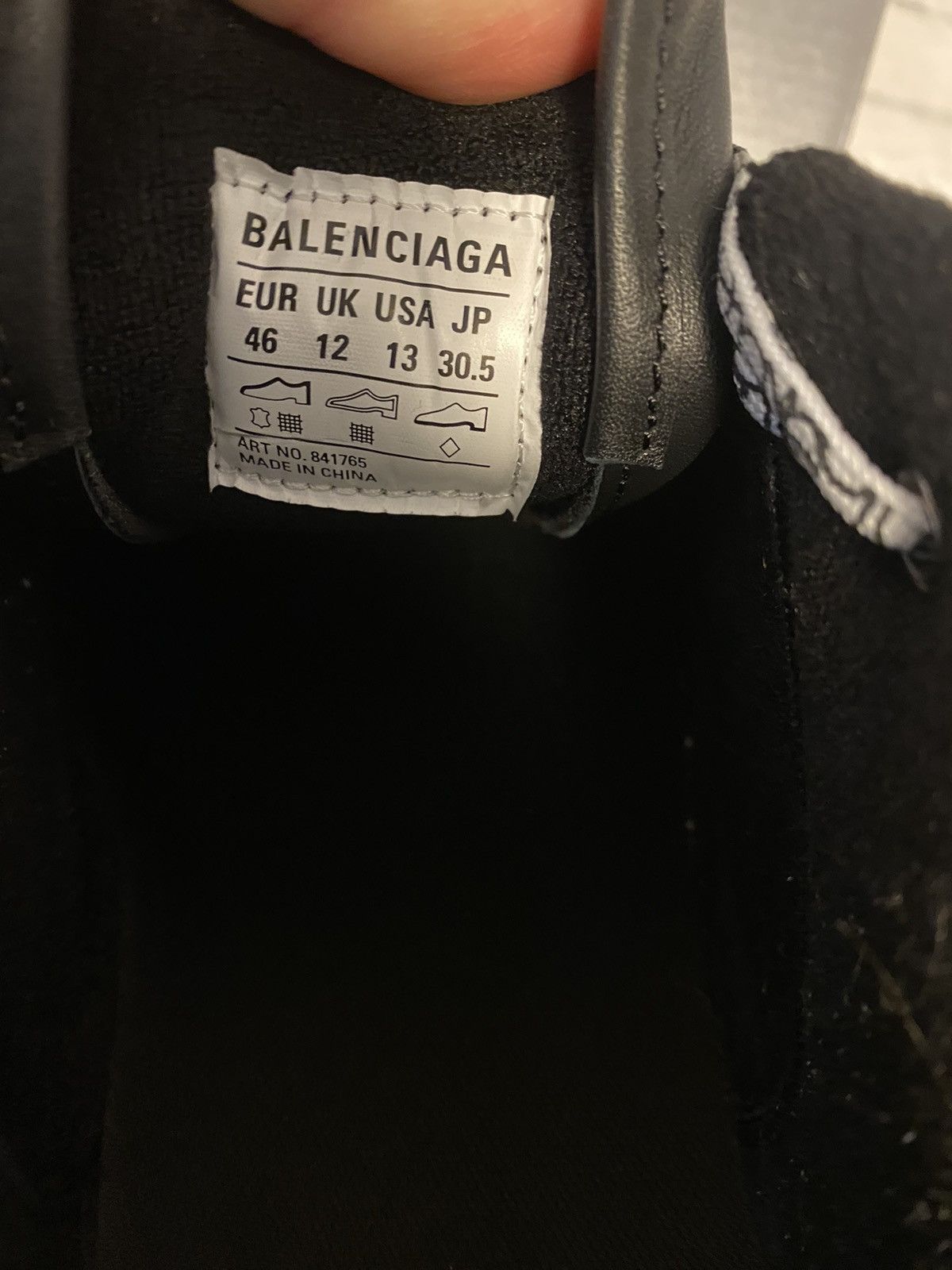 Balenciaga Balenciaga Hamptons Sneaker Black Sz46 Size US 13 / EU 46 - 9 Thumbnail