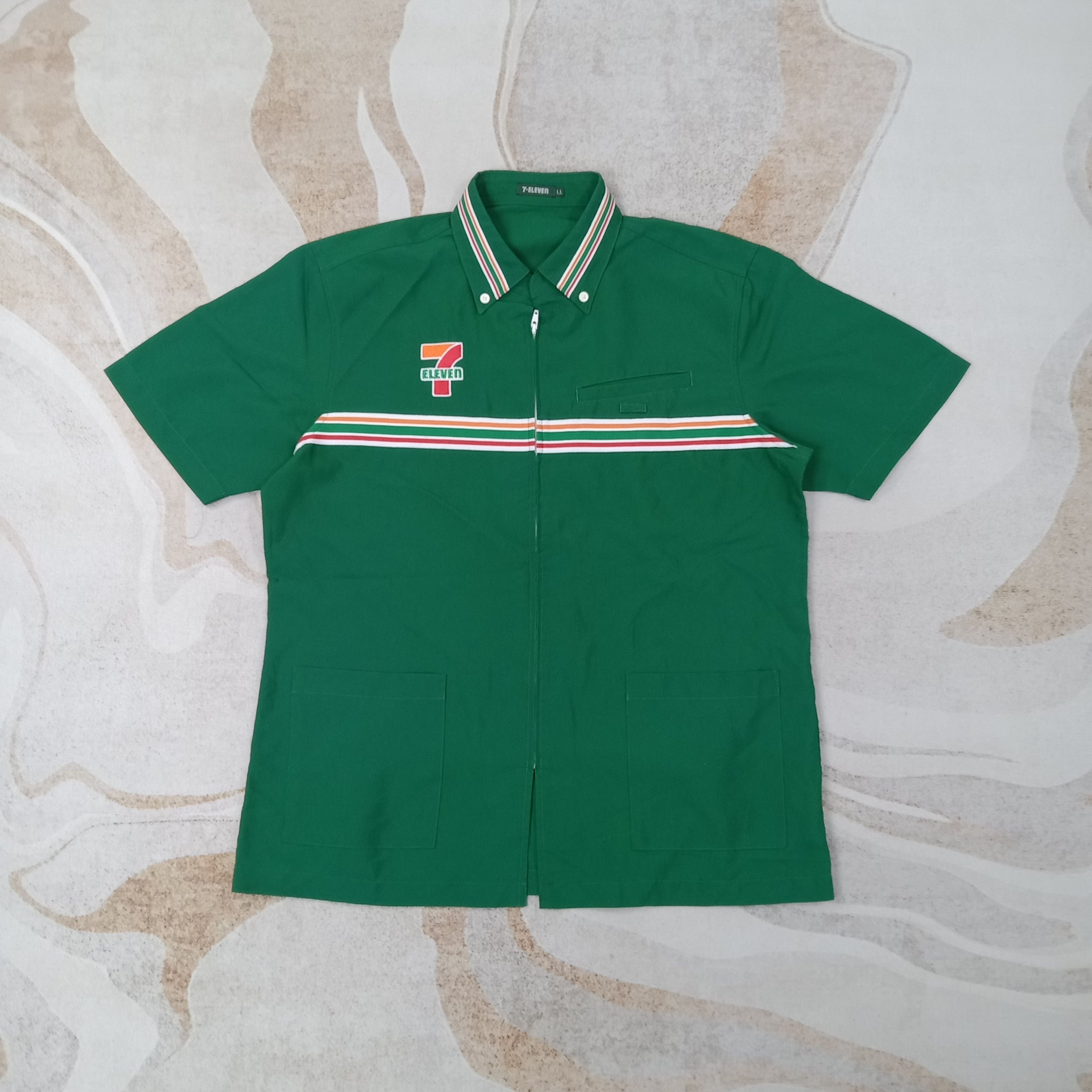 Japanese Brand 7 Eleven Japanese Workwear Jacket C259N33 Size US L / EU 52-54 / 3 - 1 Thumbnail