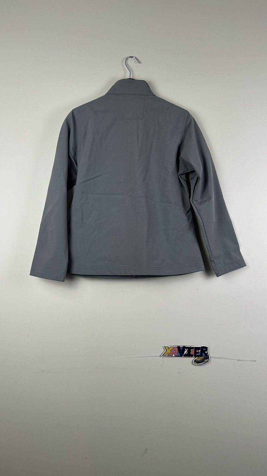 Vintage Soft Shell Jacket Small Grey Women Size S / US 4 / IT 40 - 2 Thumbnail