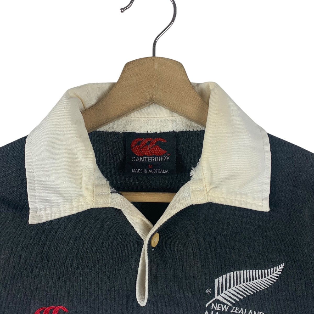 Canterbury of New Zealand × Vintage Vintage CANTERBURY all black long sleeve polo tees Size US M / EU 48-50 / 2 - 5 Thumbnail