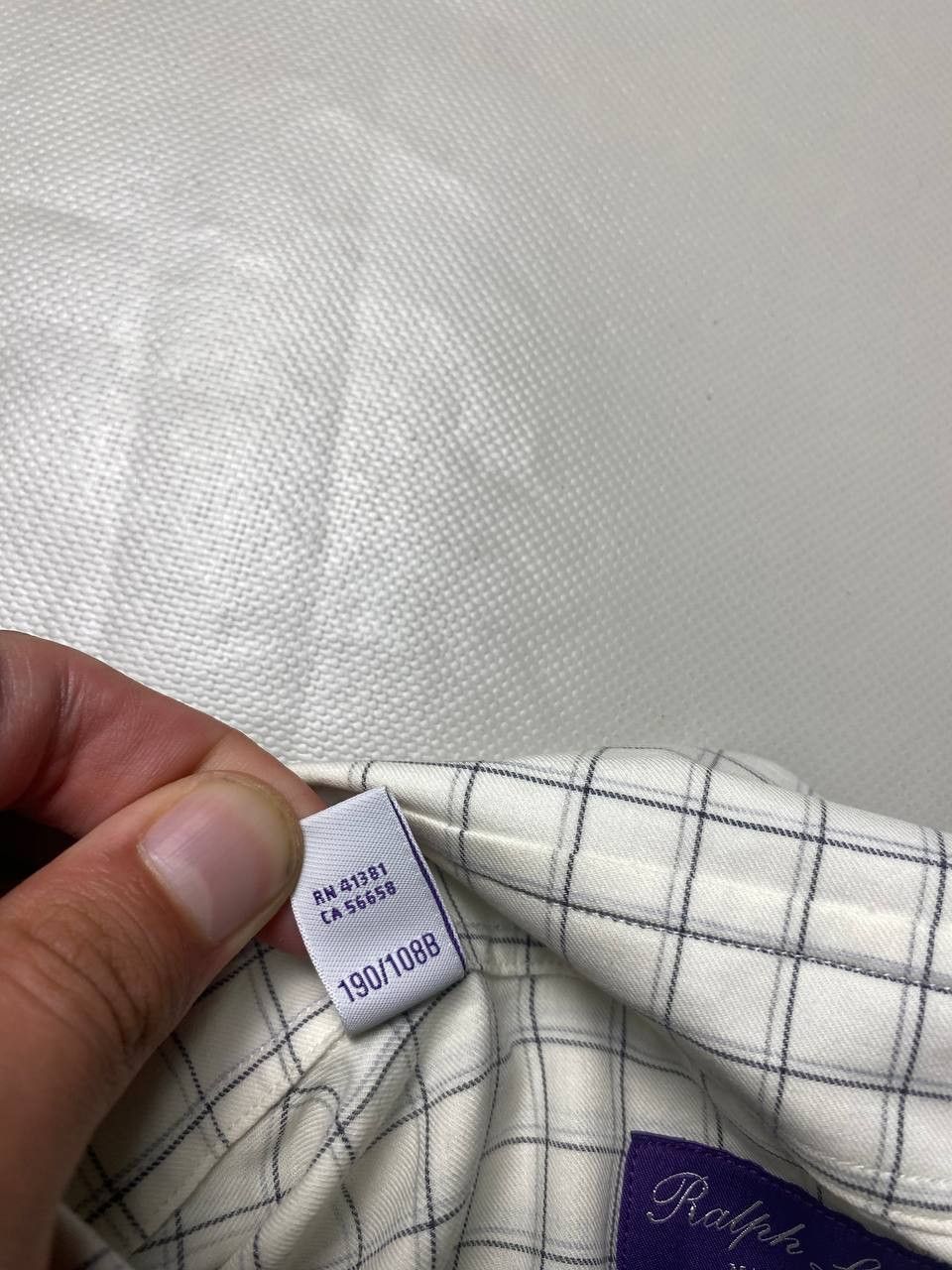 Polo Ralph Lauren Polo Ralph Lauren Purple Label Shirt Size US XL / EU 56 / 4 - 5 Thumbnail