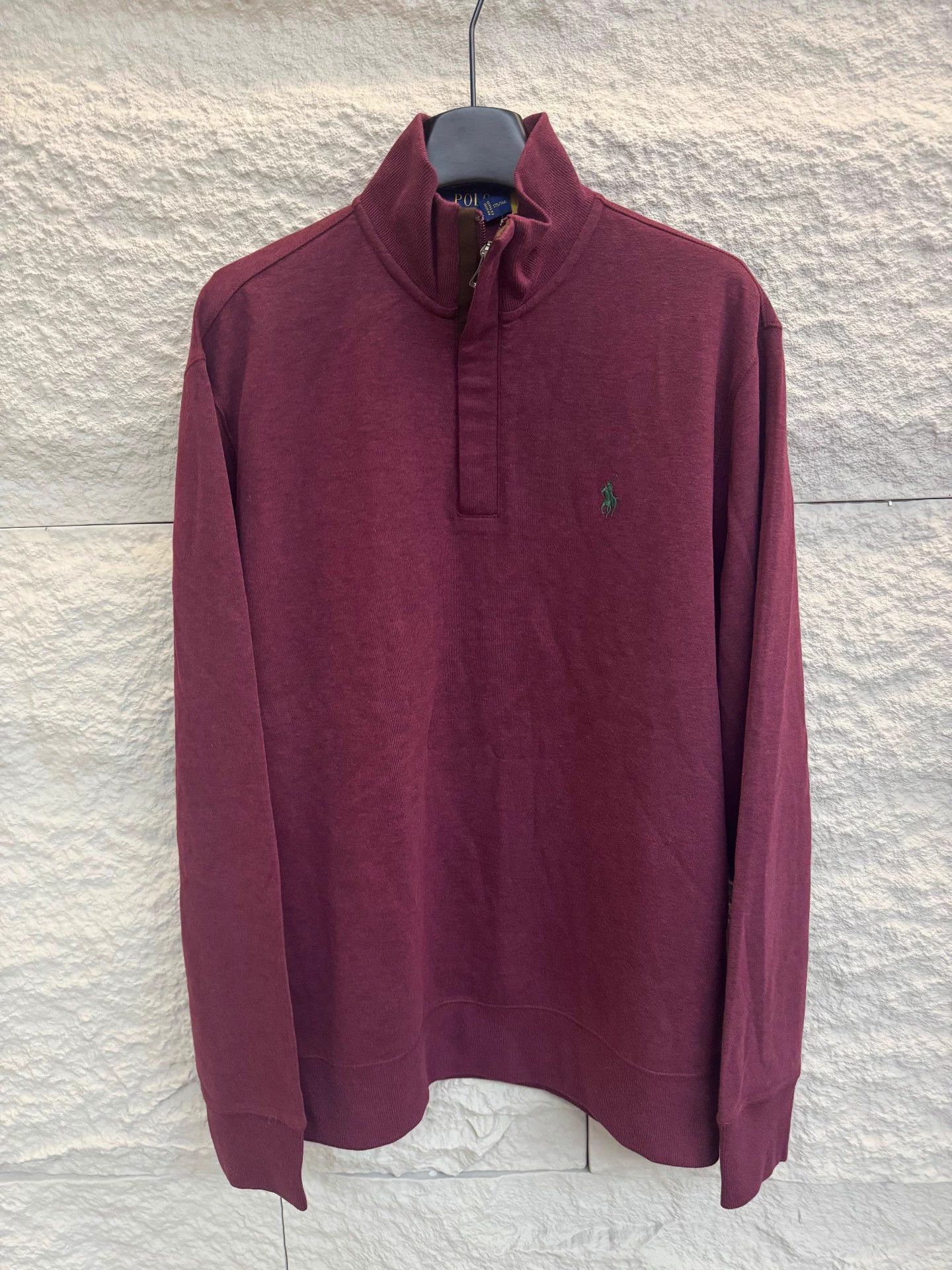 Polo Ralph Lauren Polo Ralph Lauren Men's Half-Zip Pony Logo Red M Sweatshirt Size US M / EU 48-50 / 2 - 1 Thumbnail
