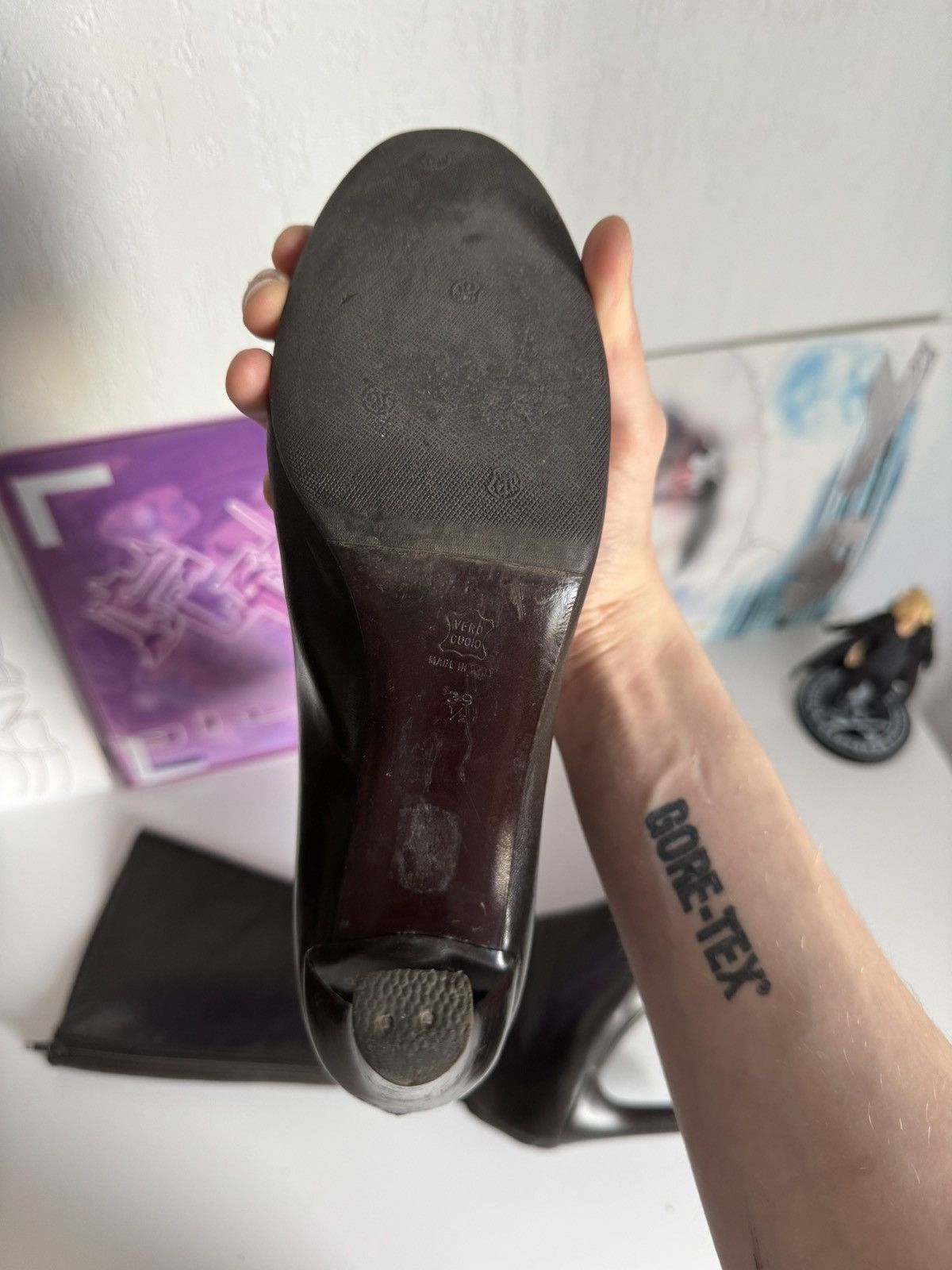 Helmut Lang Archive Helmut Lang Leather Knee Boots 2000s Luxury Design Size US 9.5 / IT 39.5 - 8 Thumbnail