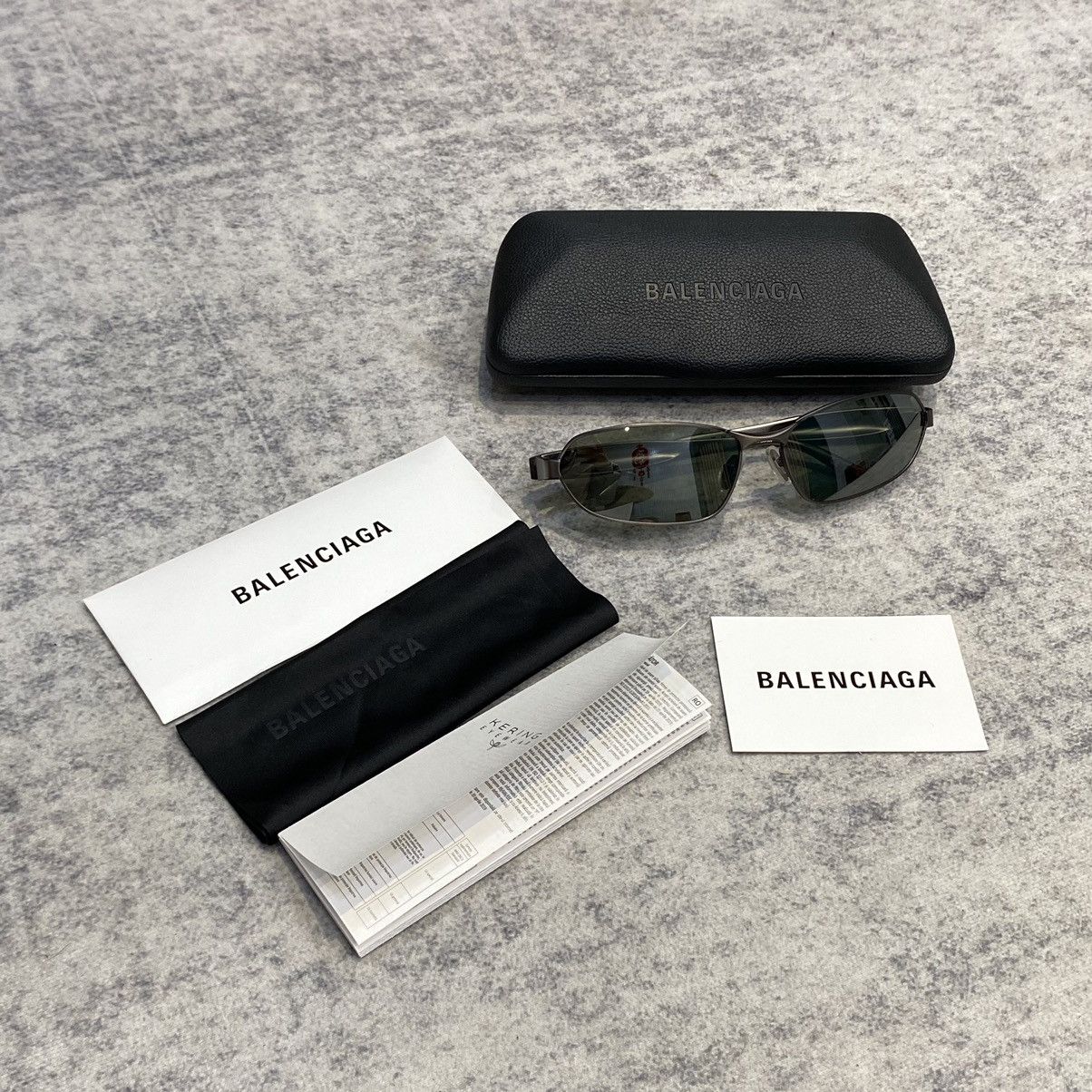 Balenciaga BALENCIAGA BB0335S 006 Sunglasses SILVER Size ONE SIZE - 12 Thumbnail