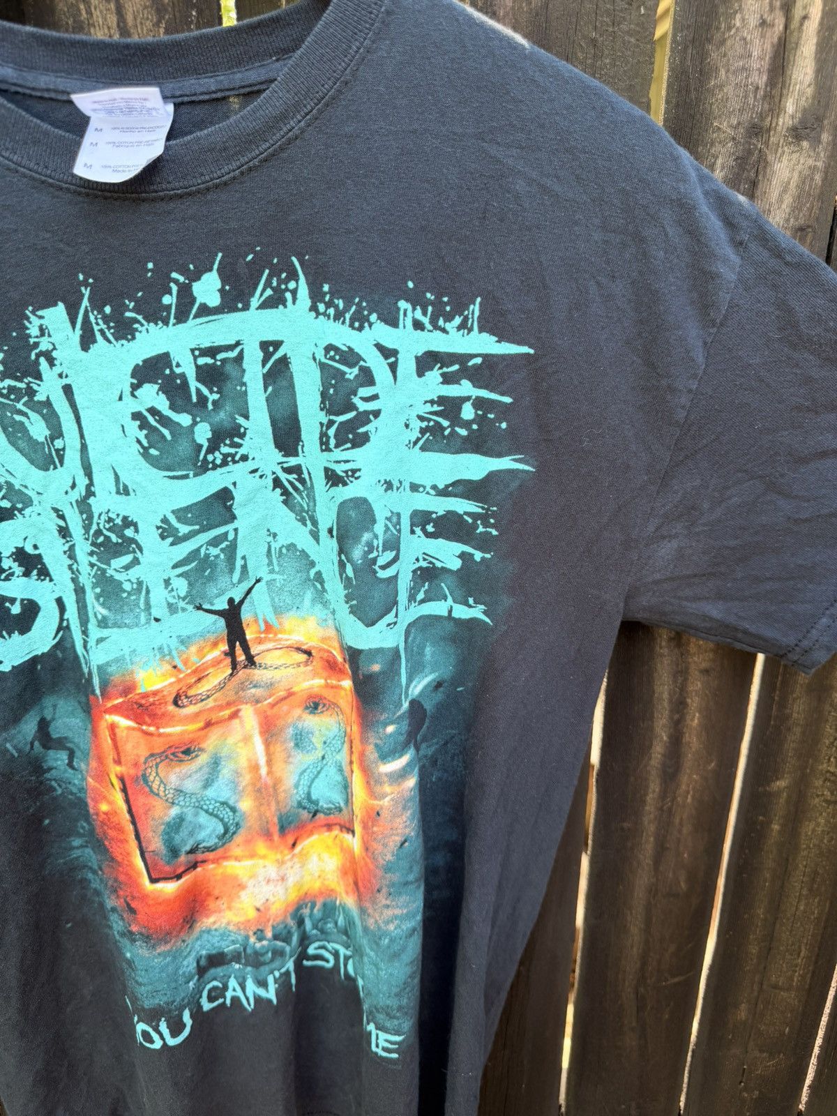 Band Tees Suicide Silence You Cant Stop Me Black Band Tee T-Shirt SZ M Size US M / EU 48-50 / 2 - 3 Thumbnail