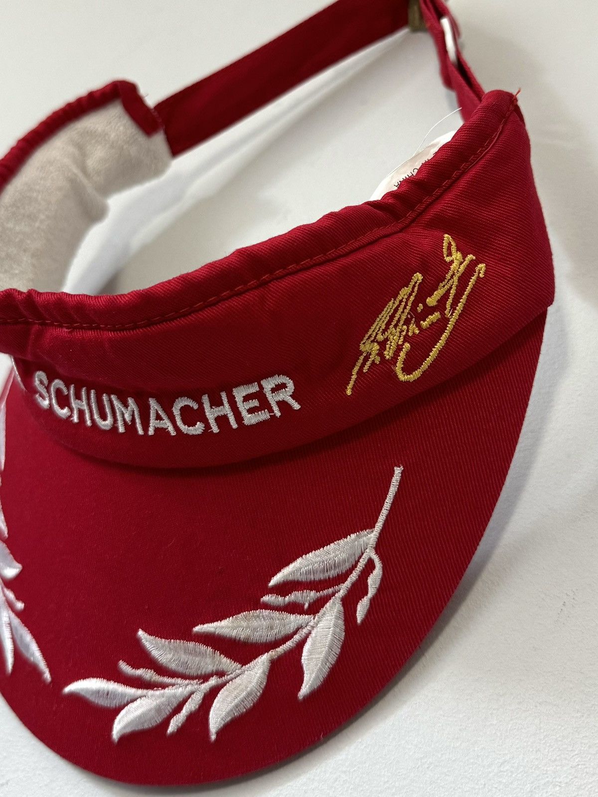 Vintage Vintage Michael Schumacher Racing Visor Cap Size ONE SIZE - 2 Thumbnail