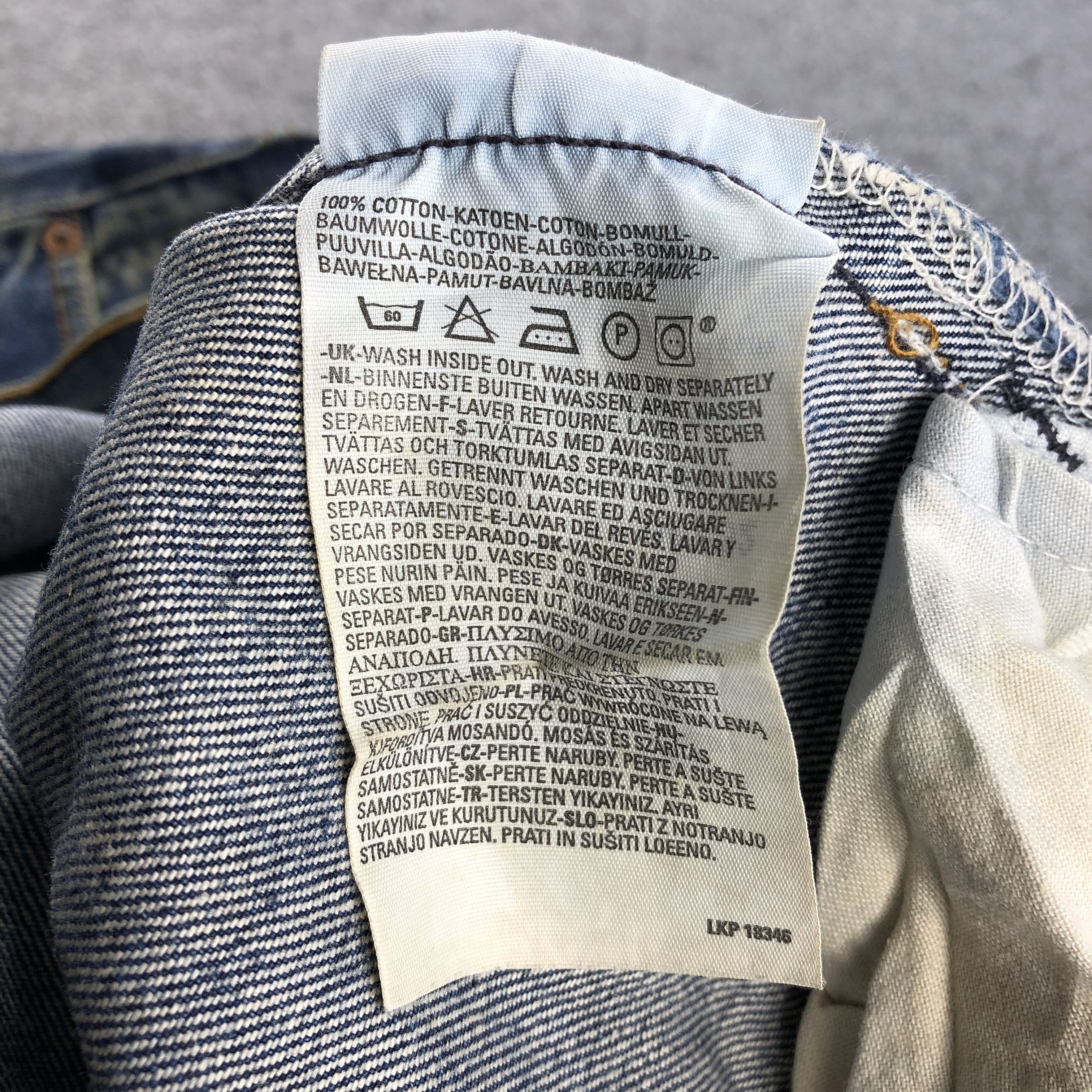 Levi's Vintage Levis 501 Jeans-JM980 Size US 34 / EU 50 - 10 Thumbnail