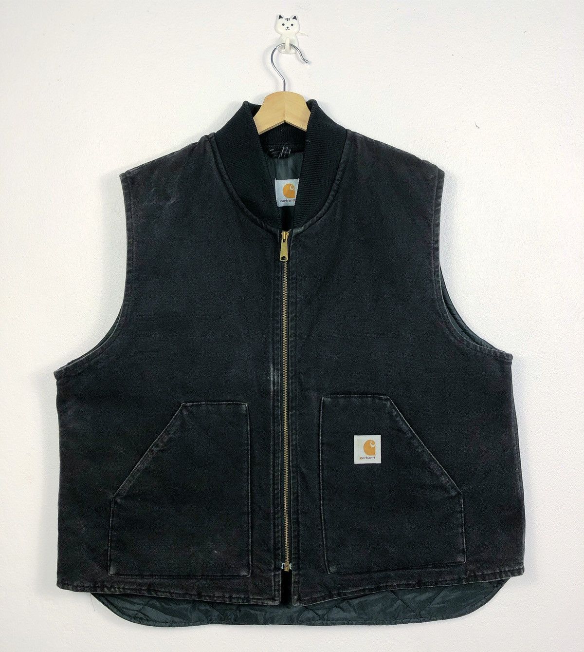 Carhartt × Vintage Rare Vintage Carhartt Quilted Vest Jacket Made in USA Size US XXL / EU 58 / 5 - 1 Thumbnail