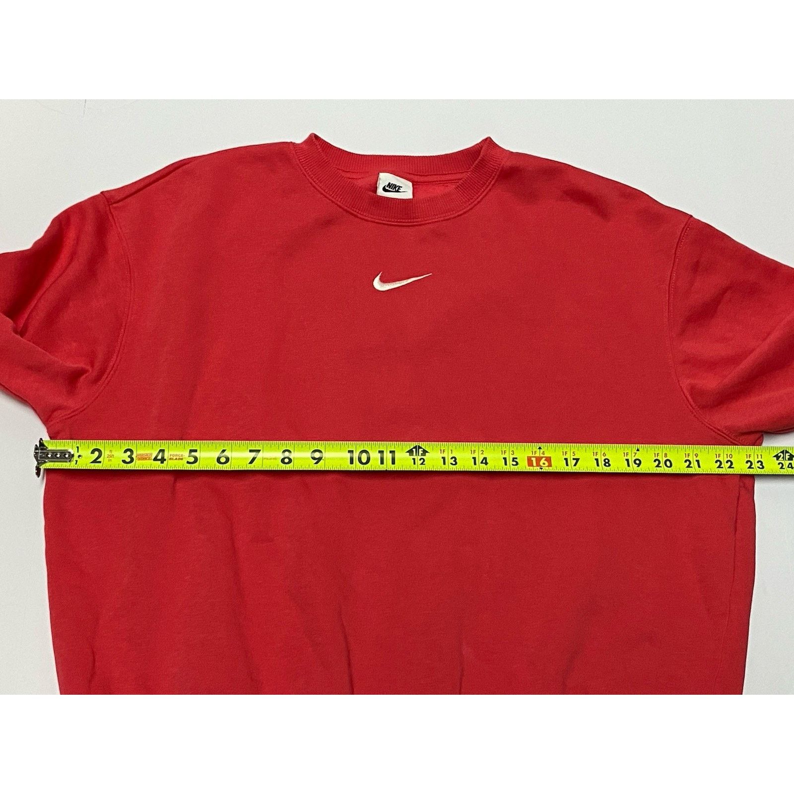 Nike Vintage 90s Y2K Nike Hot Pink Sweatshirt Swoosh Mens Size XS Size US XS / EU 42 / 0 - 4 Thumbnail