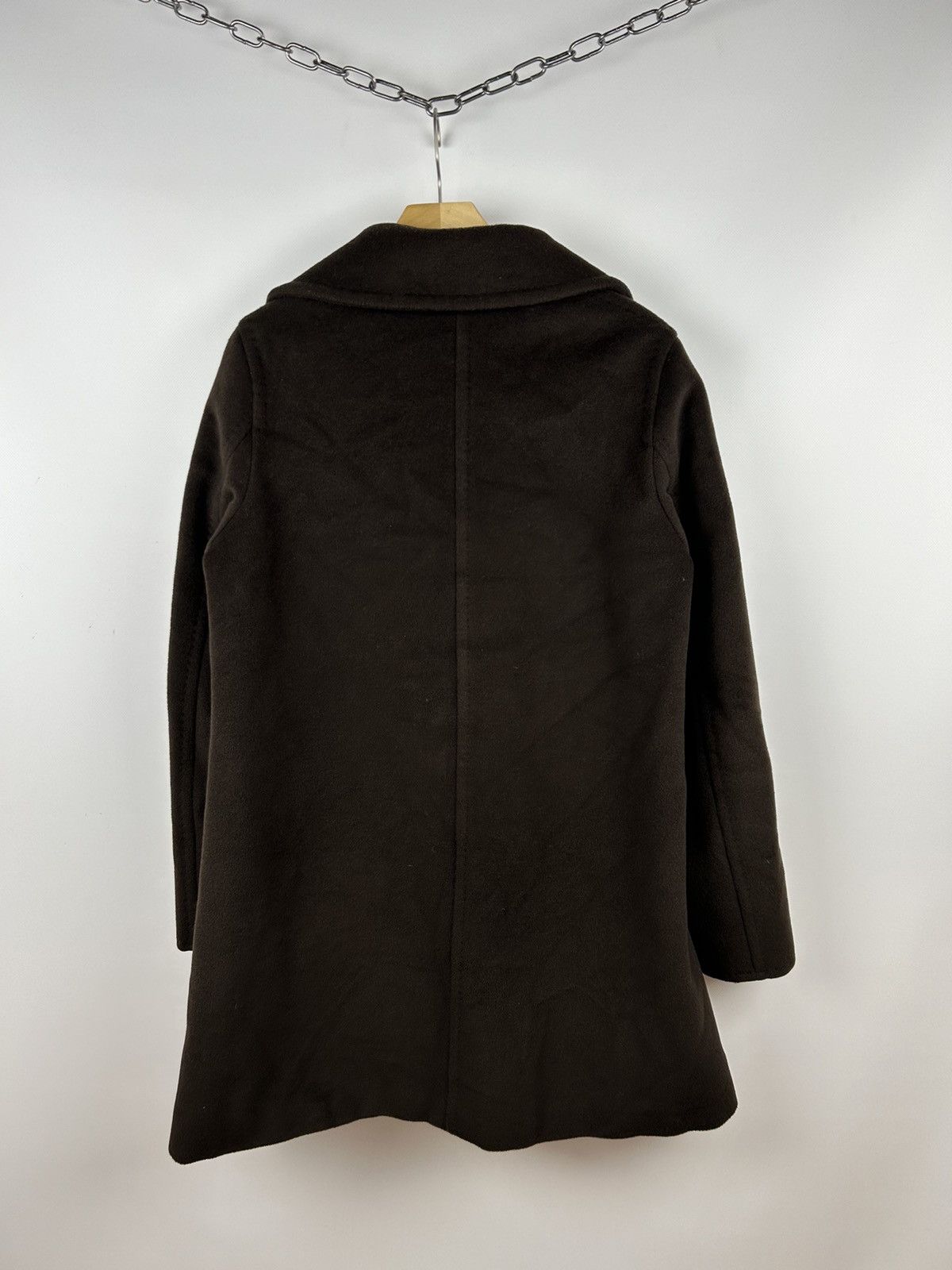 Max Mara Max Mara Lana Virgin Wool Coat Avant Garde Women’s Size 14 Size L / US 10 / IT 46 - 11 Thumbnail