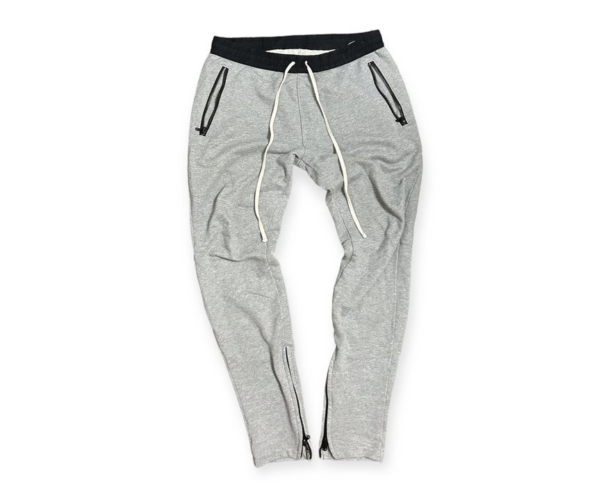 Pacsun relaxed varsity joggers in grey