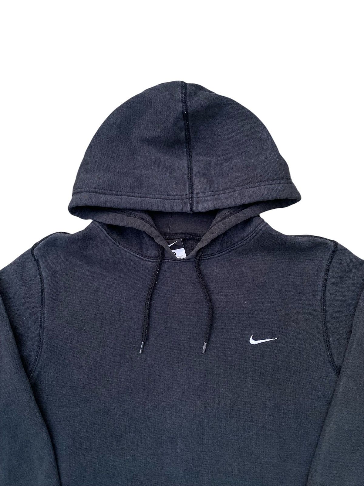 Japanese Brand × Nike Faded Nike Small Swoosh Logo Hoodie Size US S / EU 44-46 / 1 - 2 Thumbnail