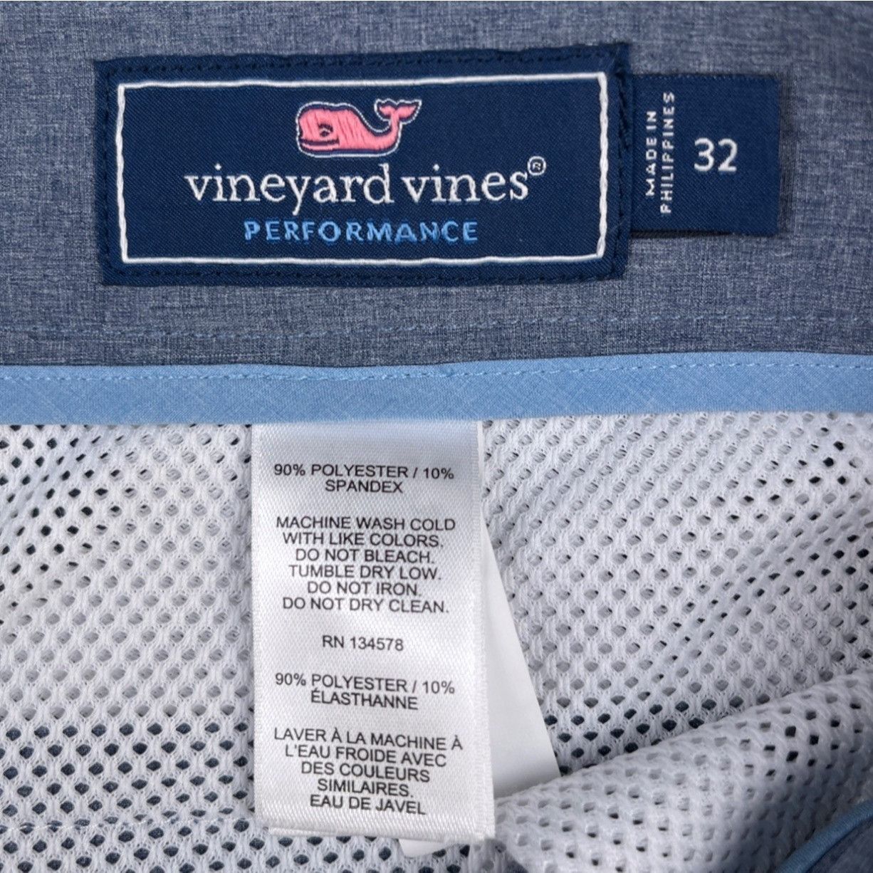 Vineyard Vines Vineyard Vine Men's Blue Breaker Shorts/Chino Sz 32 SKU 5002 Size US 32 / EU 48 - 4 Thumbnail