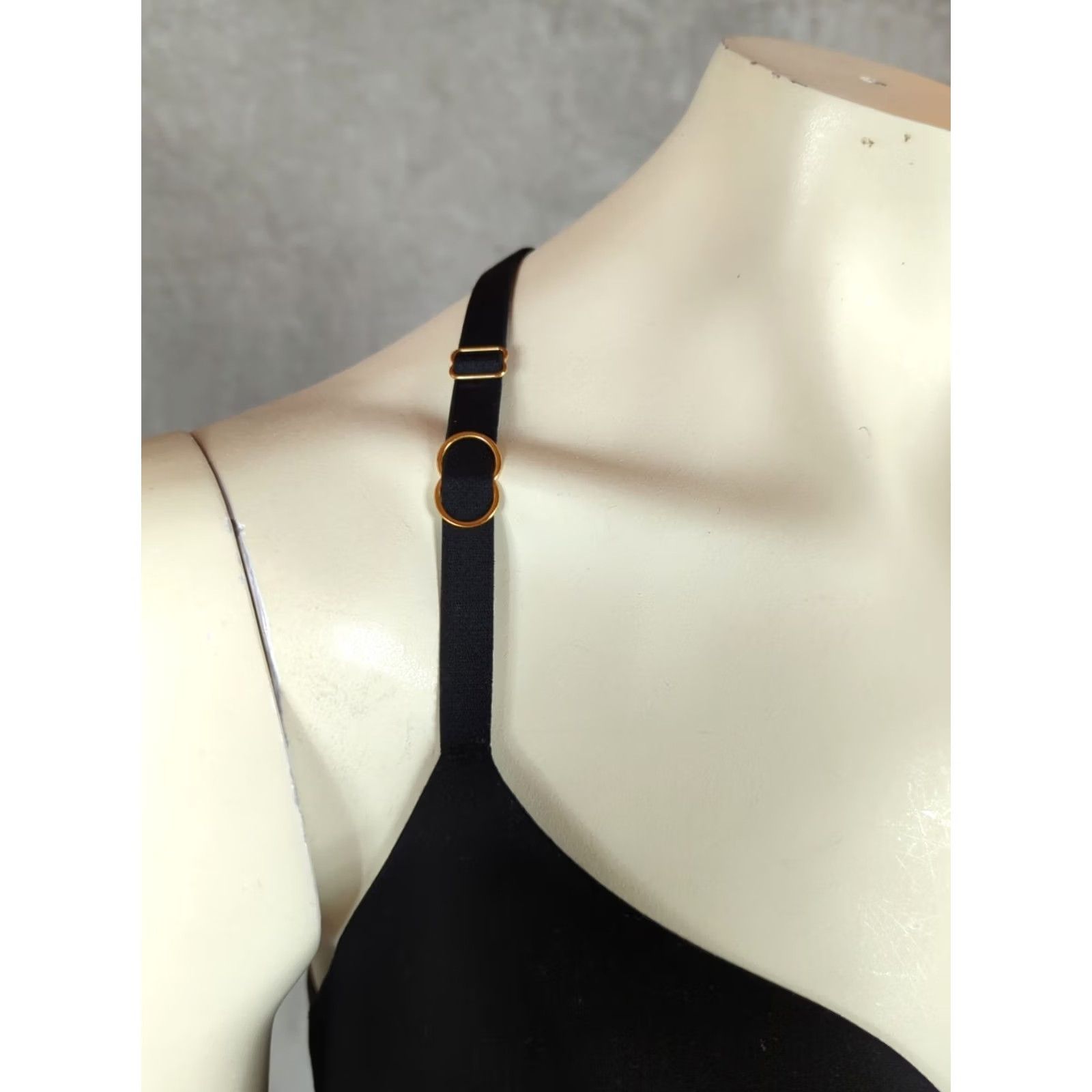 Victoria's Secret Victoria's Secret Bra Demi Underwire 32DDD Black Halter 32 DDD Womens Angel Lined Underwired Bra Size ONE SIZE - 3 Thumbnail