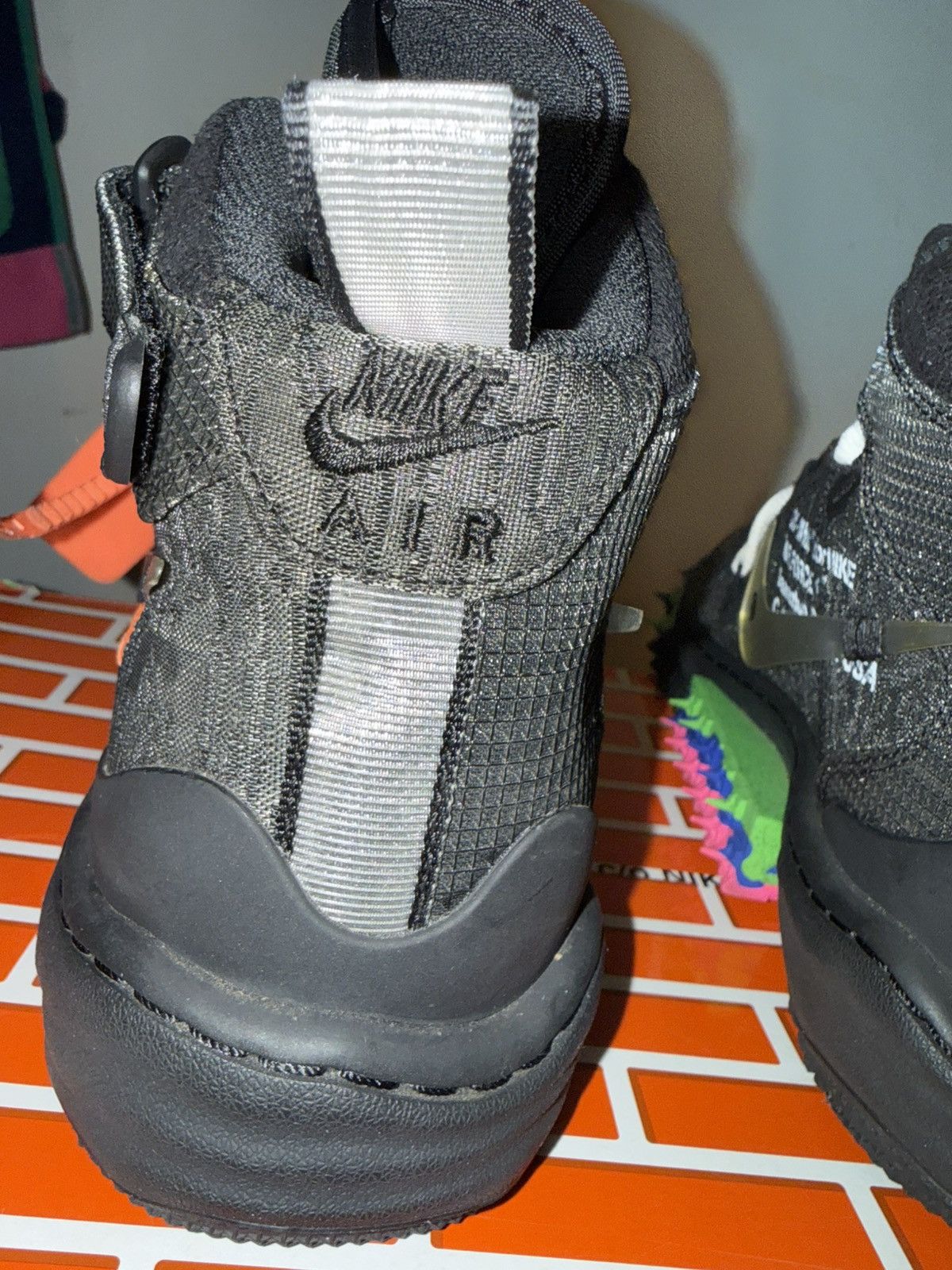 Nike × Off-White Off-White x Nike Air Force 1 Mid ‘Black’ Size US 10 / EU 43 - 3 Thumbnail