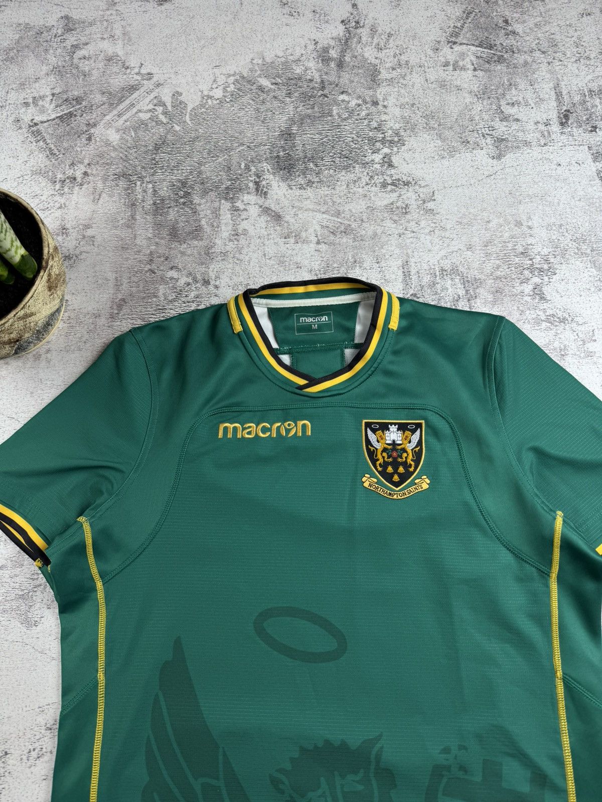 Macron Northampton Saints 2002 2003 Men’s Medium Macron Training Rugby T Shirt Jersey Size US M / EU 48-50 / 2 - 5 Thumbnail