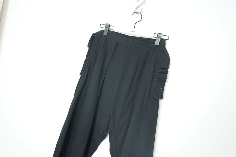 Yohji Yamamoto Yohji Yamamoto size 3 Straight-leg loose wide-leg pants Size US 30 / EU 46 - 4 Thumbnail