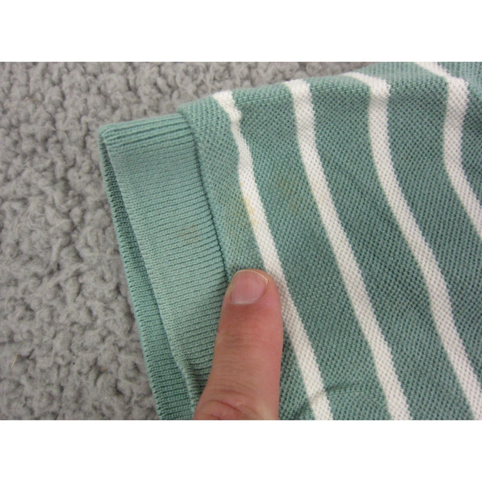 Polo Ralph Lauren VINTAGE Polo Ralph Lauren Polo Shirt Mens XL Green Striped 90s Golf Polo Shirt Mens XL Green Polo Ralph Lauren Shirt Size US XL / EU 56 / 4 - 5 Thumbnail
