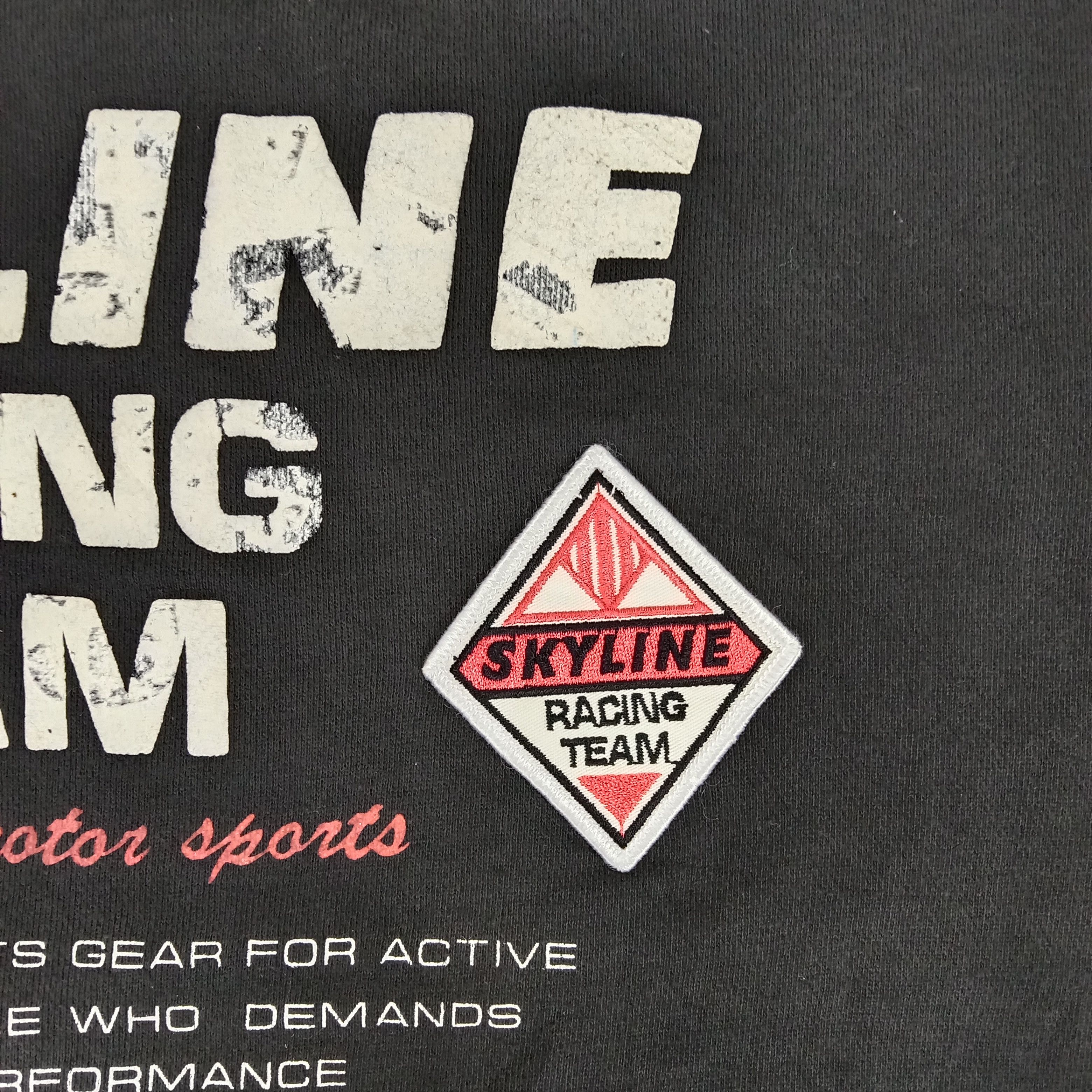 Japanese Brand × Vintage Skyline Racing Team Japanese Motorsports Tshirt Size US XL / EU 56 / 4 - 3 Thumbnail