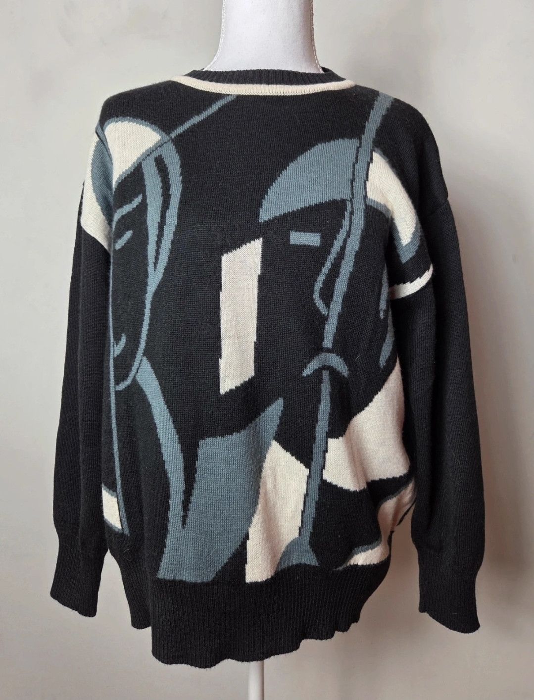 Vintage Vintage wool sweater Size US L / EU 52-54 / 3 - 1 Thumbnail