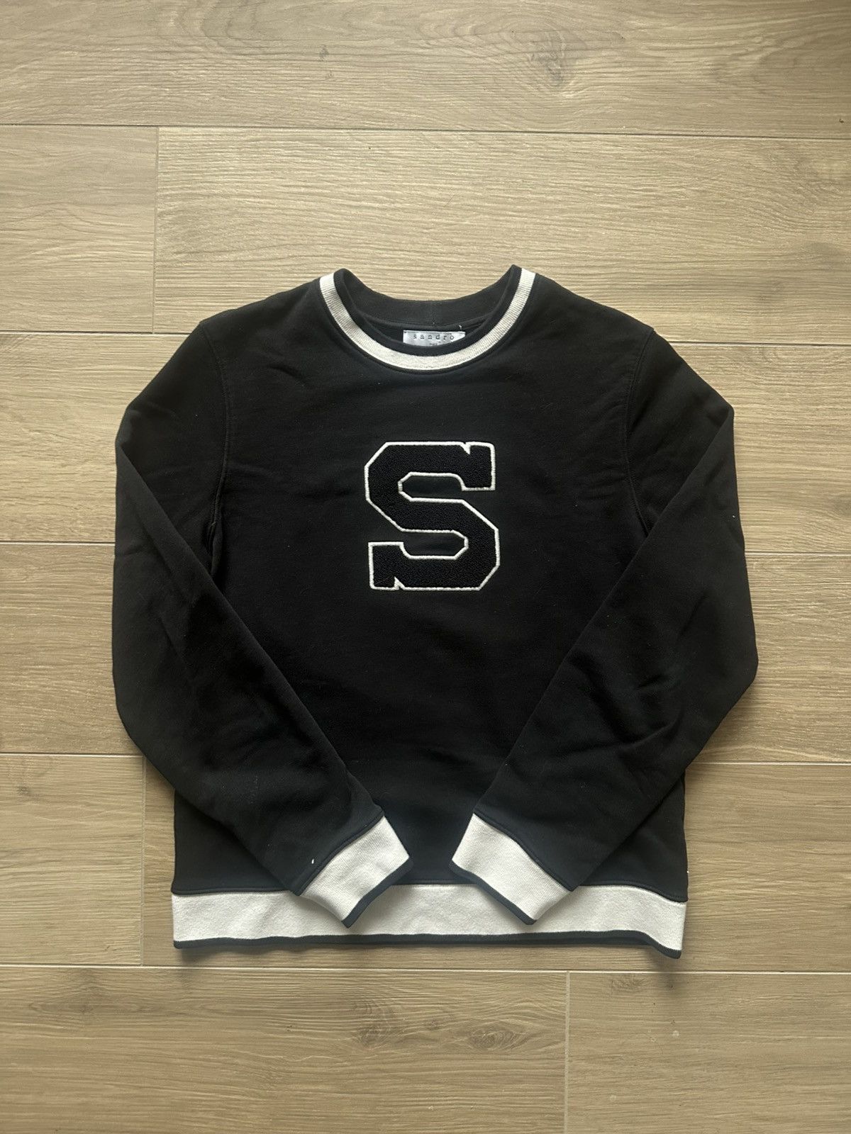 Sandro Sandro Paris Black S Crewneck Size US S / EU 44-46 / 1 - 1 Thumbnail