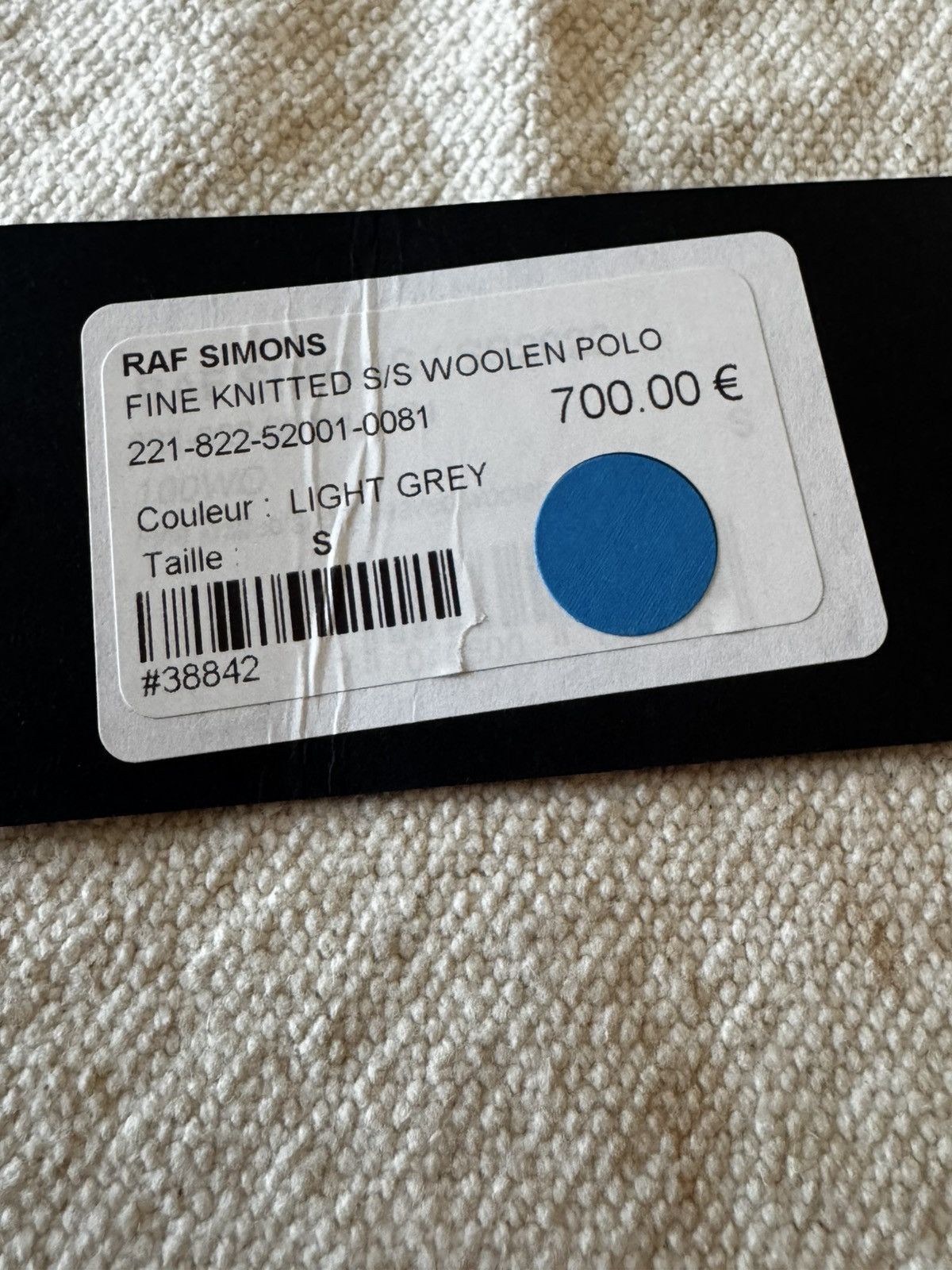 Raf Simons Raf Simons 2022SS Fine Knitted woolen Polo Size US S / EU 44-46 / 1 - 4 Thumbnail