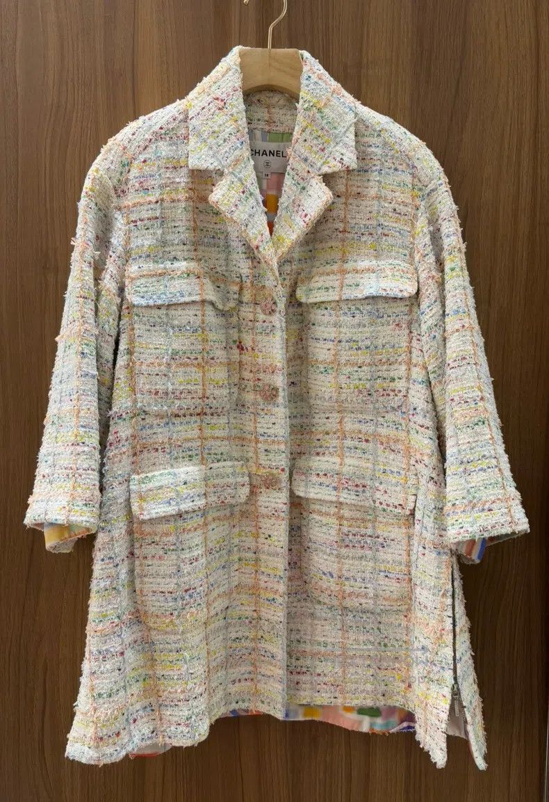 Chanel Chanel Beach series colourful knitted jacket Size XS / US 0-2 / IT 36-38 - 1 Thumbnail