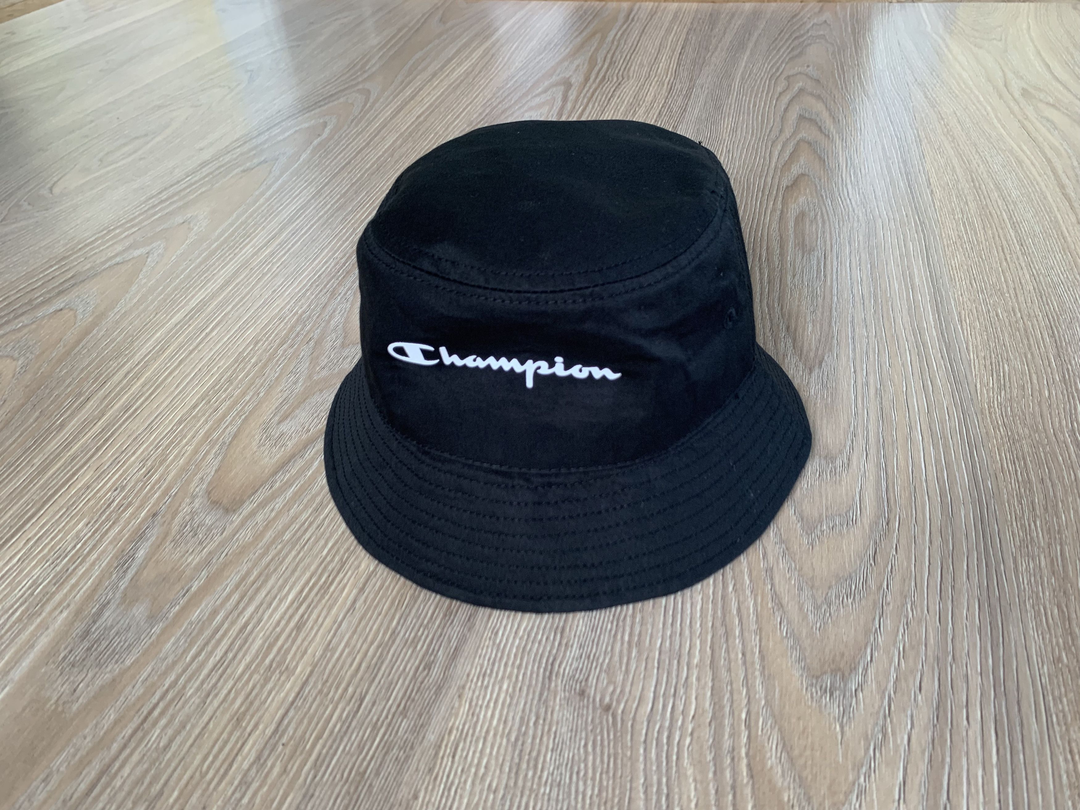Champion Champion Black Cotton Panama Hat Size 32 - 1 Thumbnail