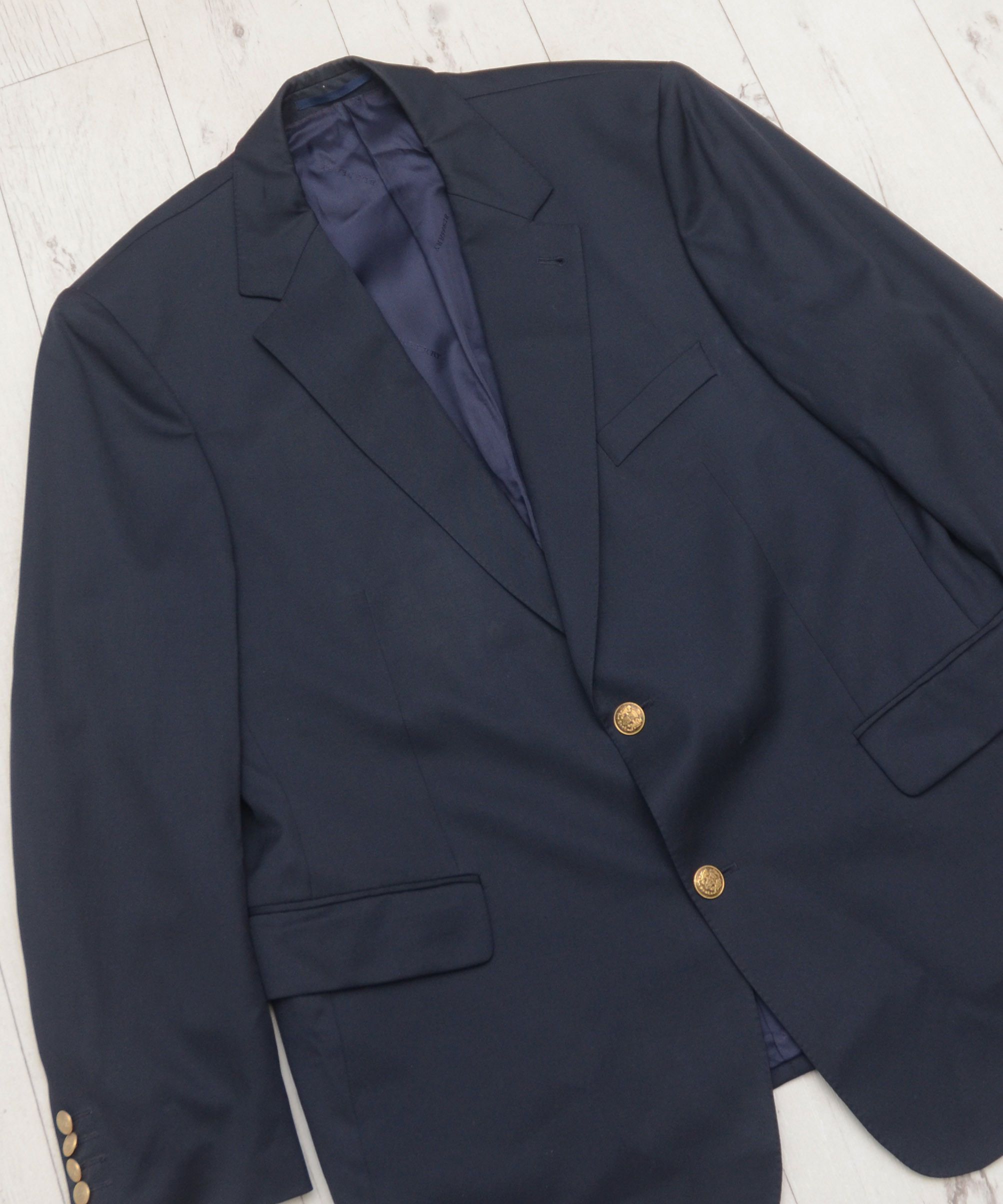 Burberry Luxury Burberry London Super 100 Blazer Navy Old Money Size 50R - 2 Thumbnail