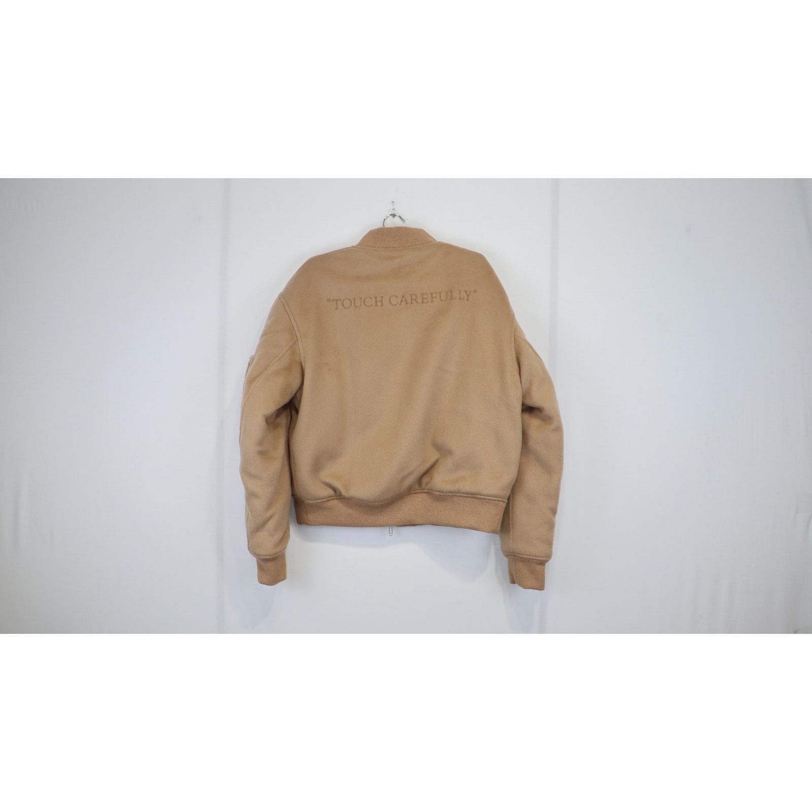 Off-White o1rshd1 " Touch Carefully " Jacket in Brown Size US M / EU 48-50 / 2 - 6 Thumbnail