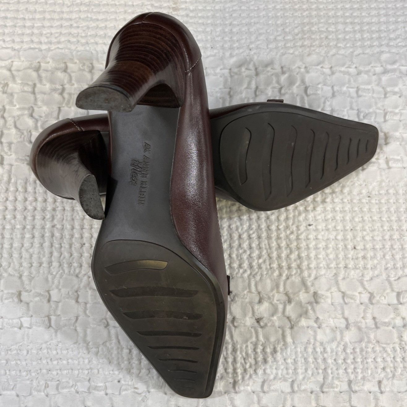 Anne Klein Anne Klein iFlex Maoxoni Women's Brown Shoes/Heels Sz 8M SKU Size US 8 / IT 38 - 5 Thumbnail