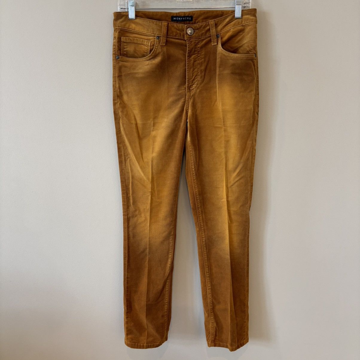 MONFRERE Monfrère Men's Greyson Luxe Velvet Skinny Pants Size US 31 - 1 Thumbnail