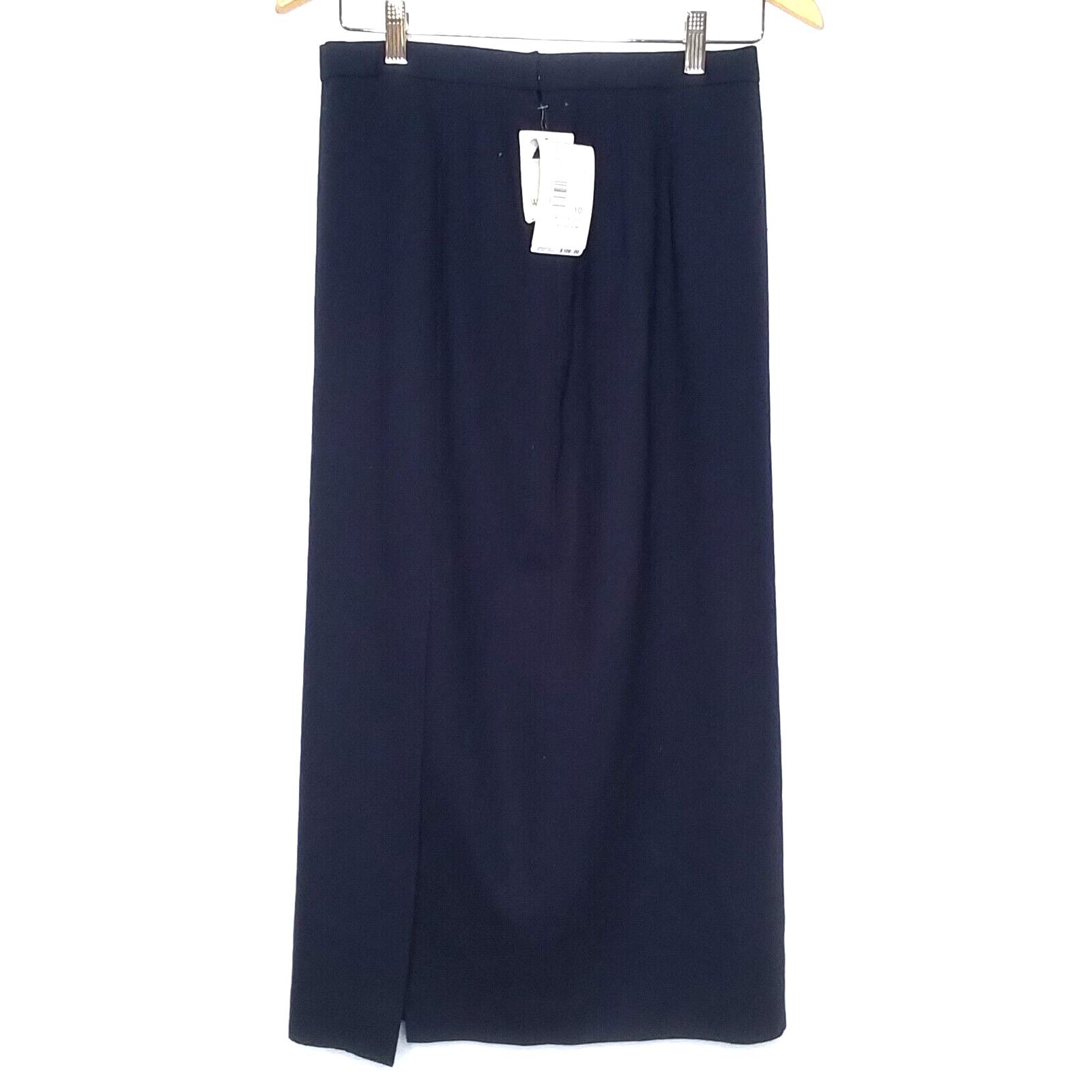 Pendleton Pendleton Wool Pencil Skirt Women's 10 Navy Blue VTG NWT Size 32" / US 10 / IT 46 - 3 Thumbnail