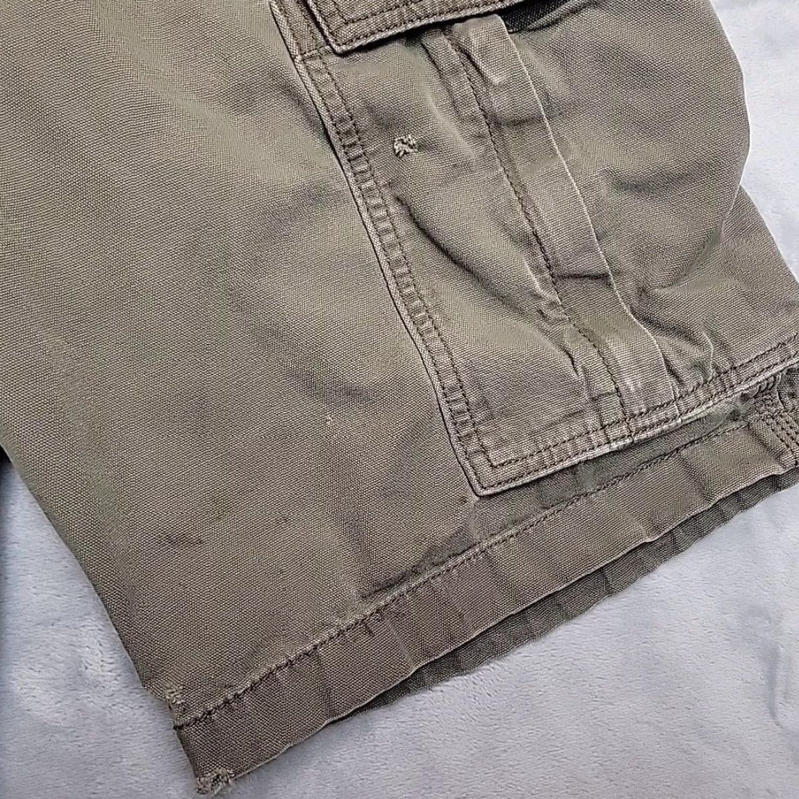 Carhartt Carhartt Cargo Shorts Men 33 Green Rugged Flex Relaxed Fit Canvas Cargo Workwear Size US 33 - 2 Thumbnail