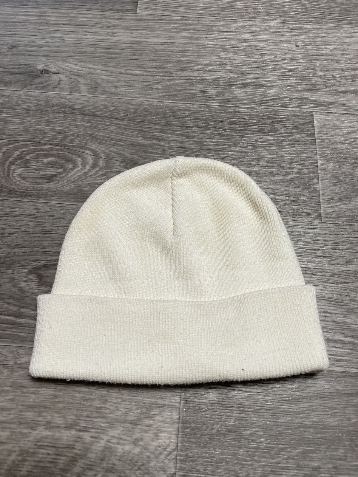 Carhartt Vintage Carhartt White American Script Beanie Hat Y2K Size ONE SIZE - 7 Thumbnail