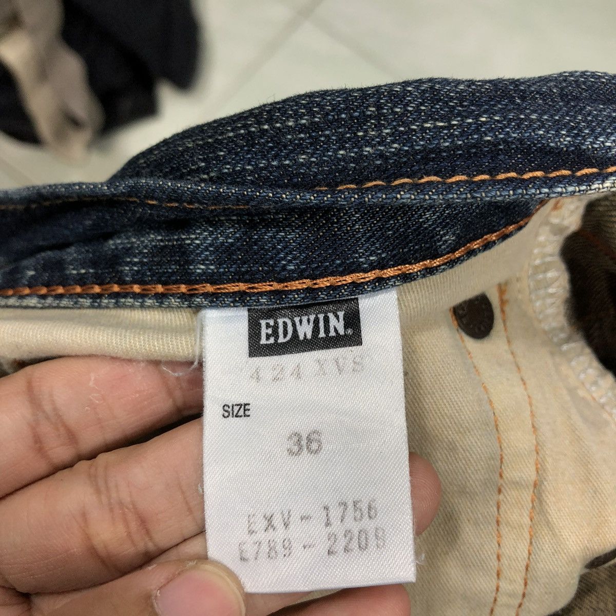Japanese Brand 🔥VINTAGE DENIM JEANS EDWIN JAPAN INSPIRE ISSEY MIYAKE Size US 38 / EU 54 - 19 Thumbnail