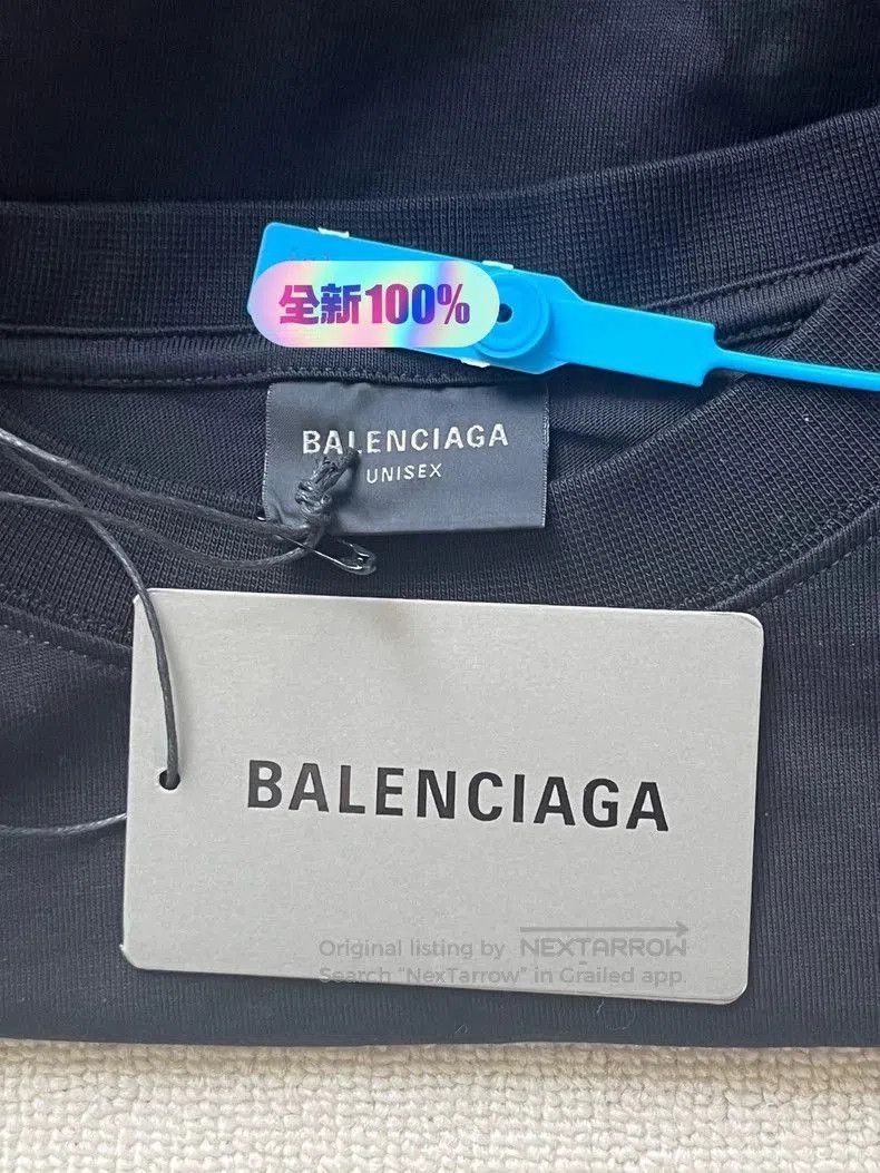 Balenciaga Balenciaga Solid Logo Print Short Sleeve T-shirt. Size US L / EU 52-54 / 3 - 4 Thumbnail