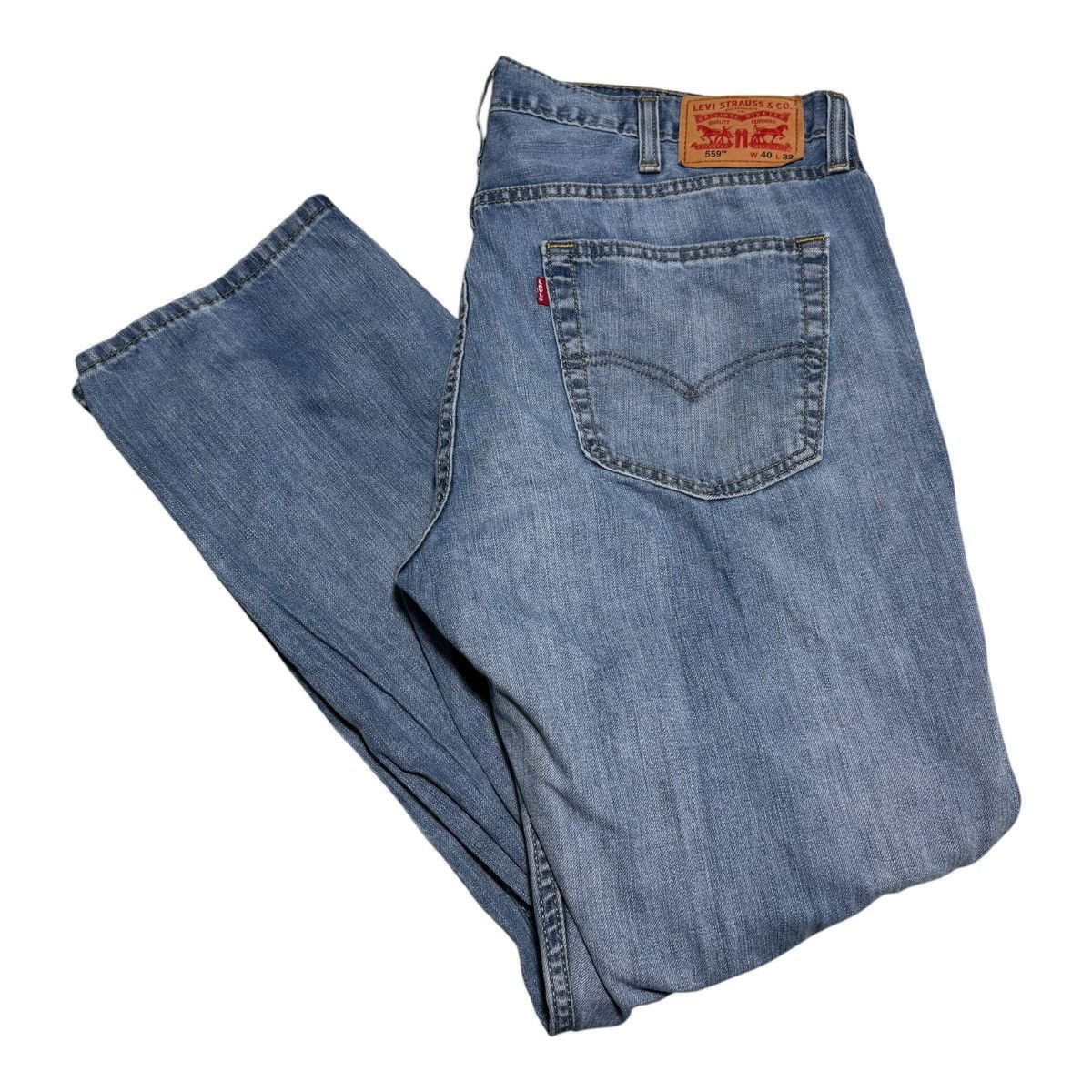 Levi's Levi’s 559 Bangladesh 100% Cotton Jean Pants Men’s 40x32 Size US 40 / EU 56 - 1 Thumbnail
