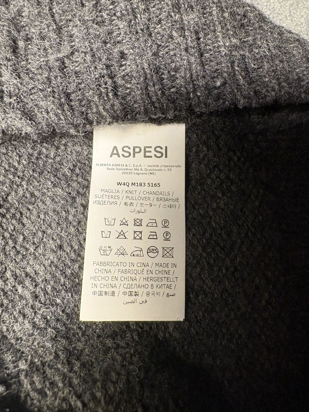 Aspesi Aspesi Brushed Shetland Wool Knit Size US S / EU 44-46 / 1 - 4 Thumbnail
