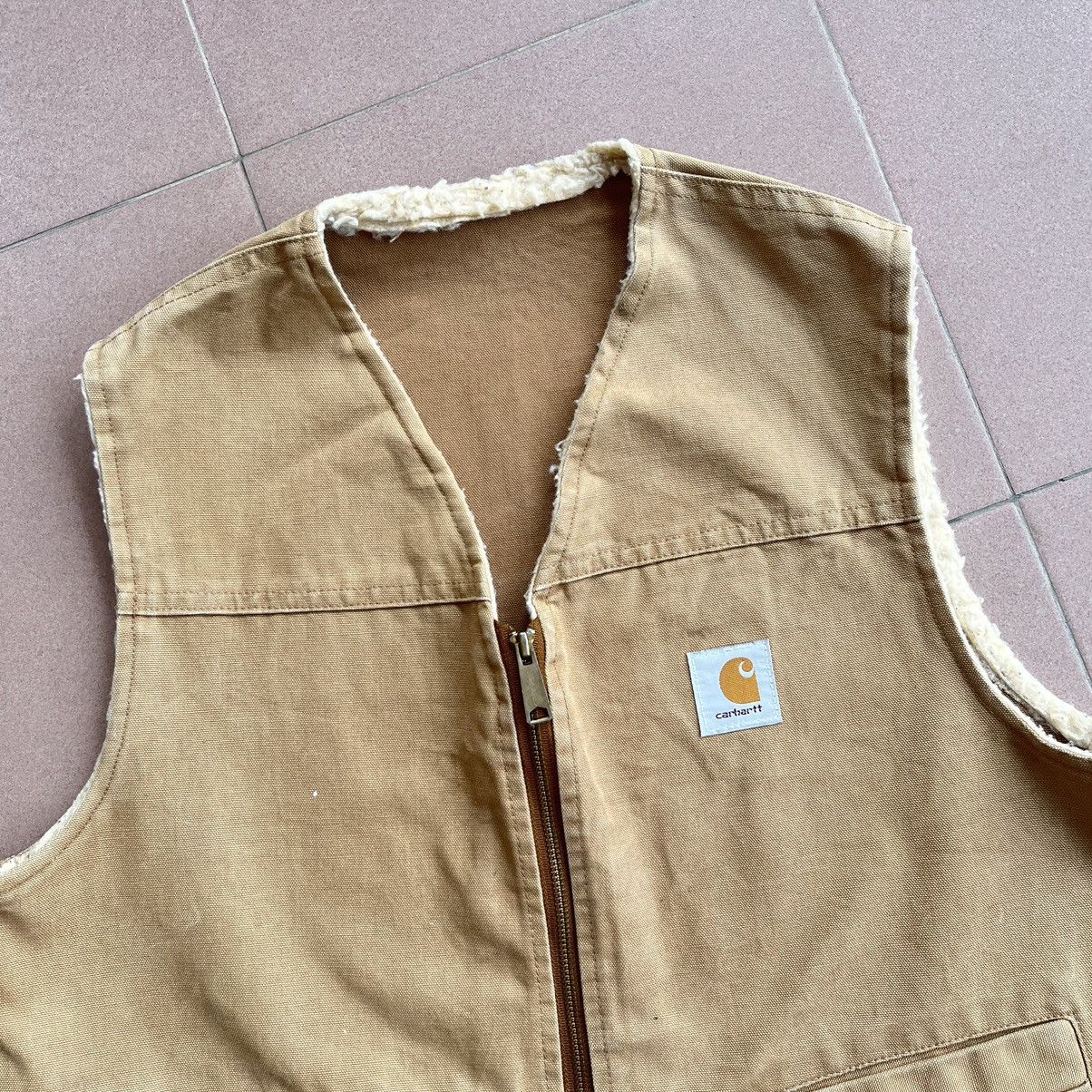 Carhartt × Vintage Carhart duck Brown Vest Size US L / EU 52-54 / 3 - 18 Thumbnail