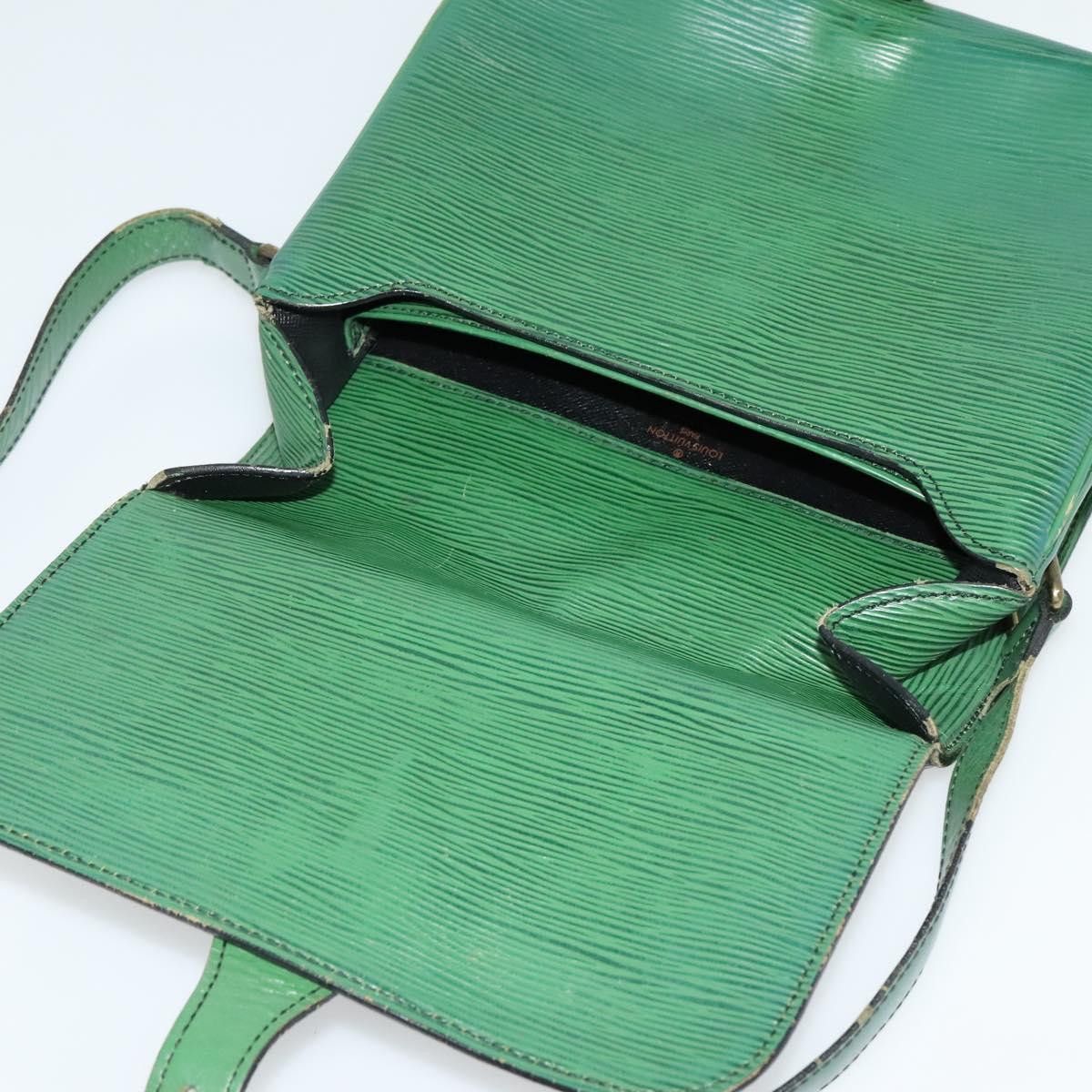 Louis Vuitton LOUIS VUITTON Epi Cartouchiere MM Shoulder Bag Green M52244 Size ONE SIZE - 11 Thumbnail