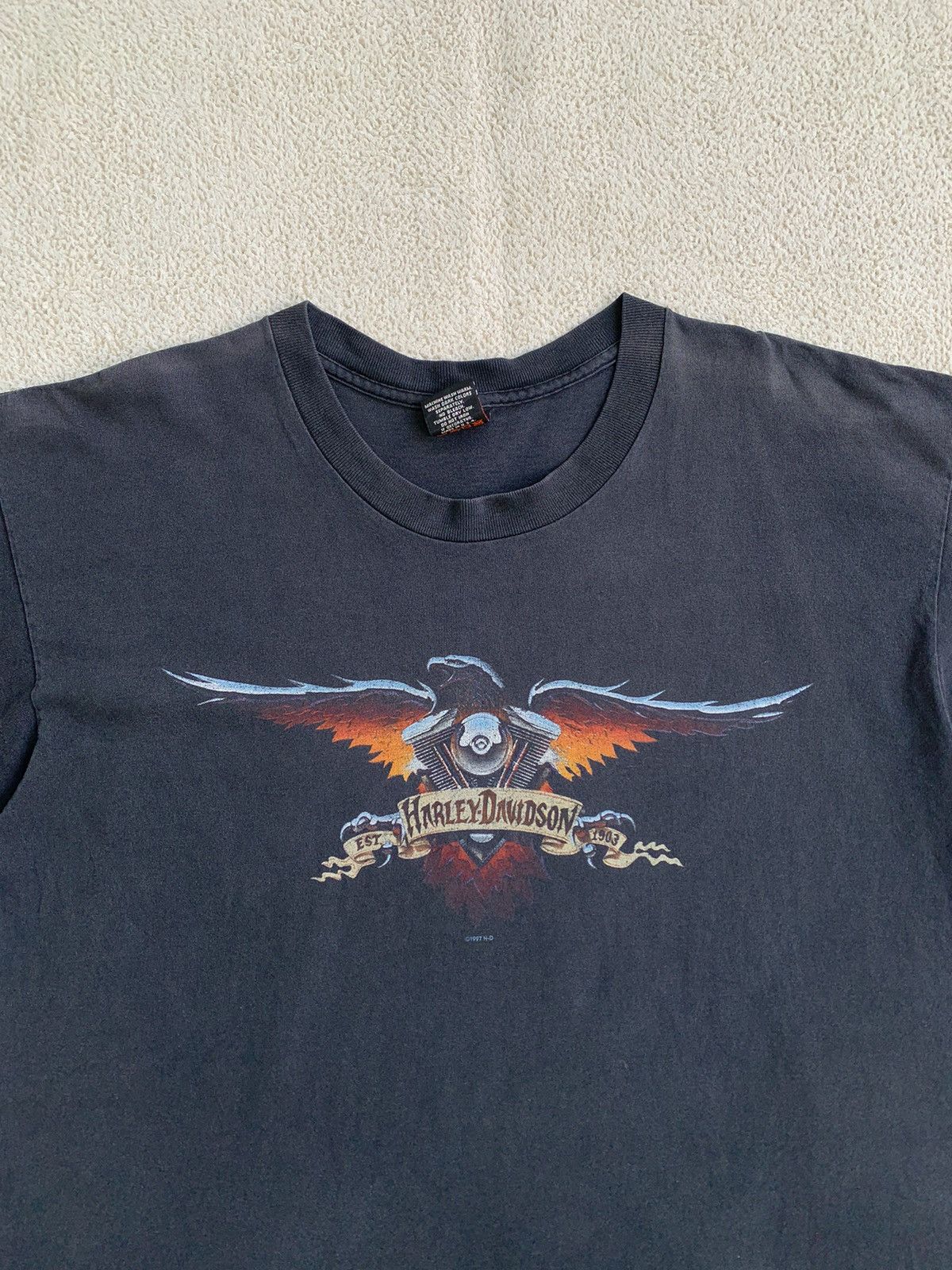 Harley Davidson × Vintage Harley Davidson glendale california tee Size US XL / EU 56 / 4 - 3 Thumbnail