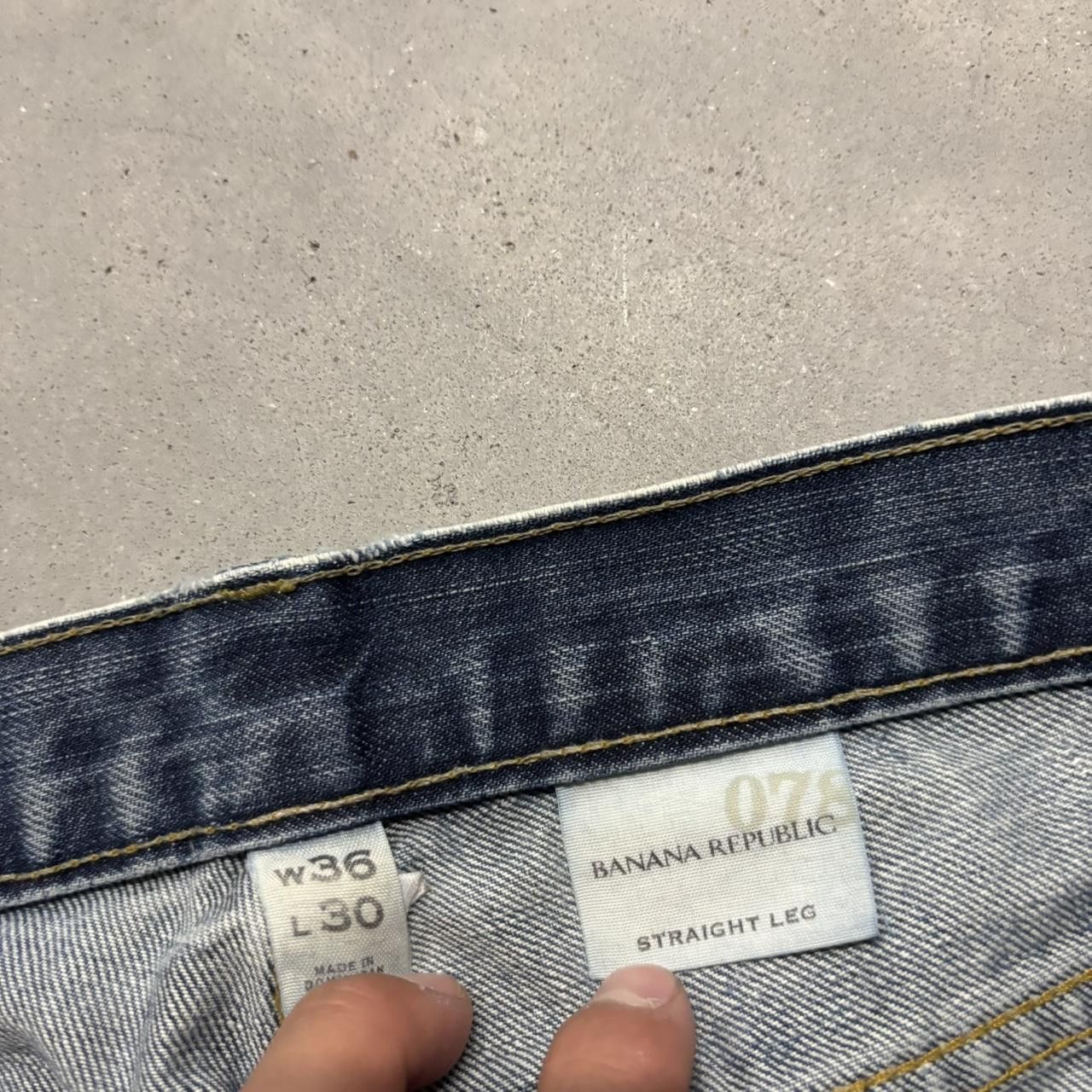 Japanese Brand × Vintage Crazy Vintage Y2K/2000s Baggy Grunge Dark Wash Skater Style Wide Leg Denim Jeans! Size US 36 / EU 52 - 8 Thumbnail