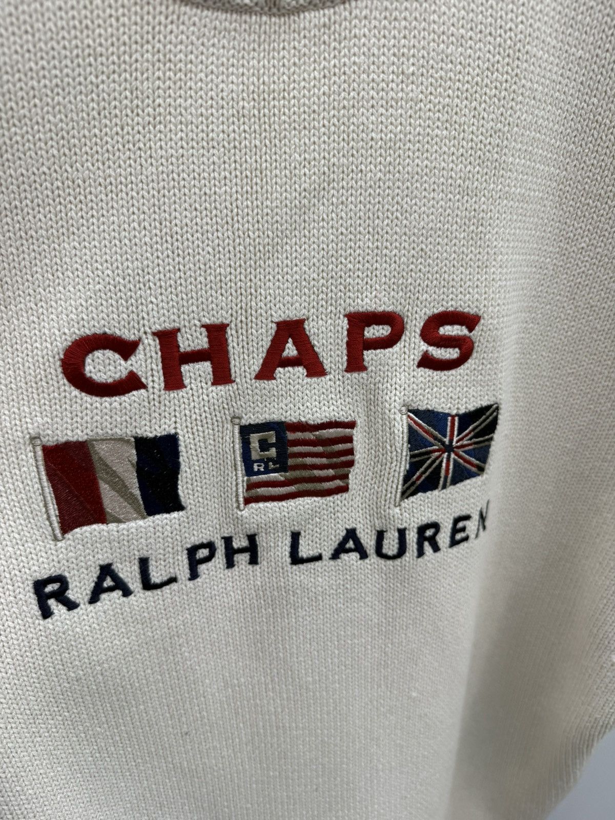 Chaps Ralph Lauren Vintage Chaps Ralph Lauren Heavy Knit Yachting Sweater Size US XL / EU 56 / 4 - 5 Thumbnail