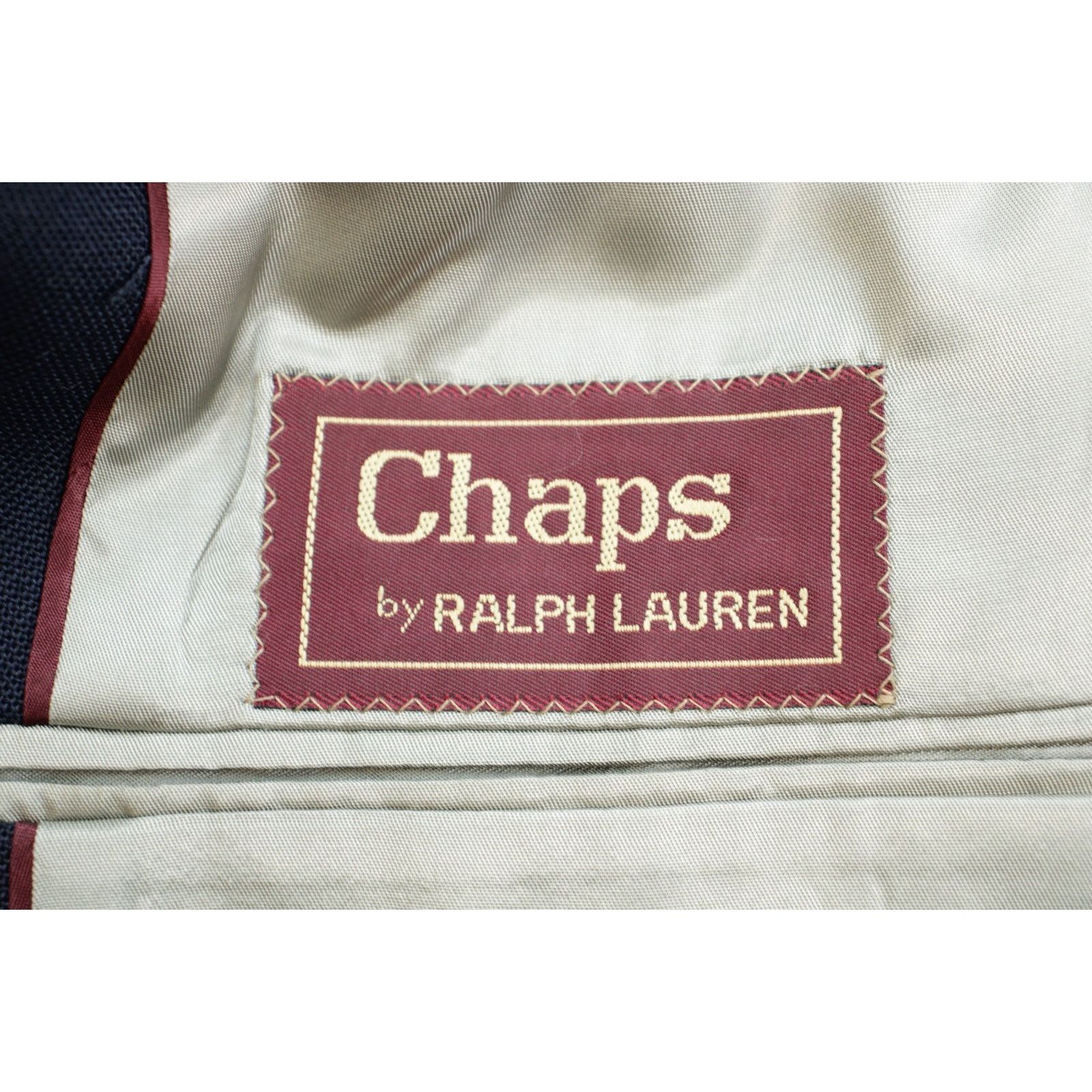 Chaps Ralph Lauren Chaps Ralph Lauren Blazer 42R Mens Navy Golden Buttons Size 42R - 5 Thumbnail
