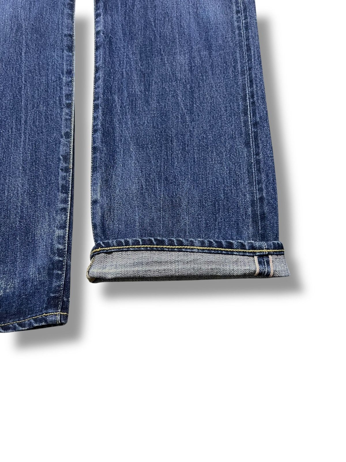 Uniqlo Vintage Uniqlo Selvedge Denim Japan - Faded Wash Jeans Size US 36 / EU 52 - 7 Thumbnail